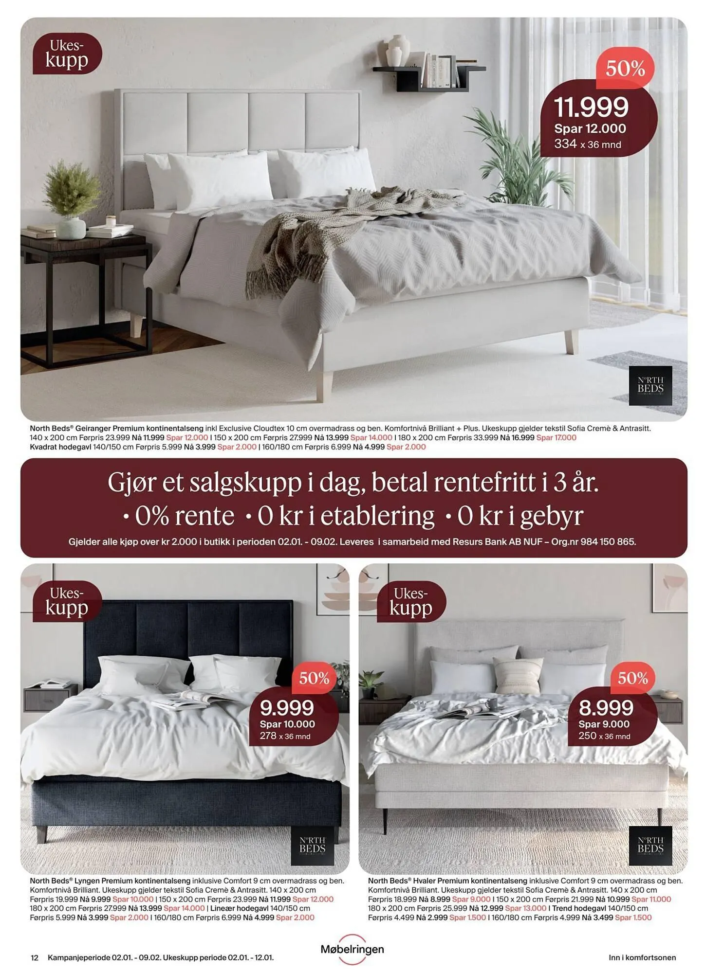 Møbelringen Kundeavis fra 1. januar til 9. februar 2025 - kundeavisside 12