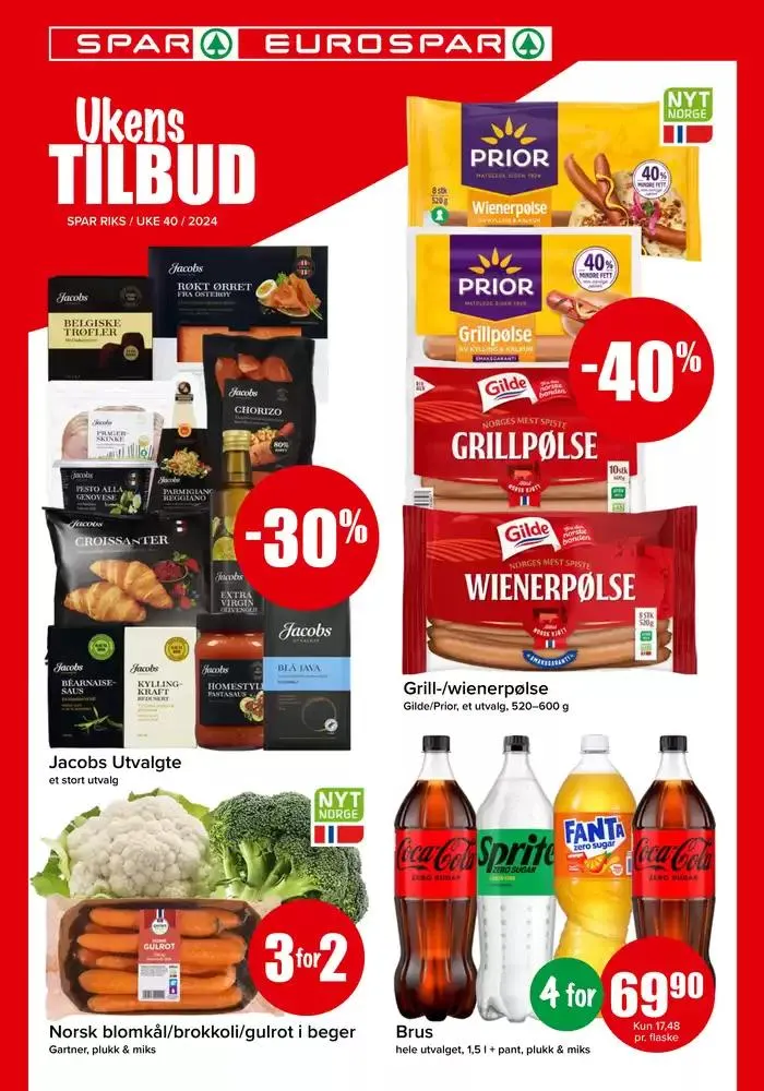 Spar Kundeavis fra 3. oktober til 17. oktober 2024 - kundeavisside 2