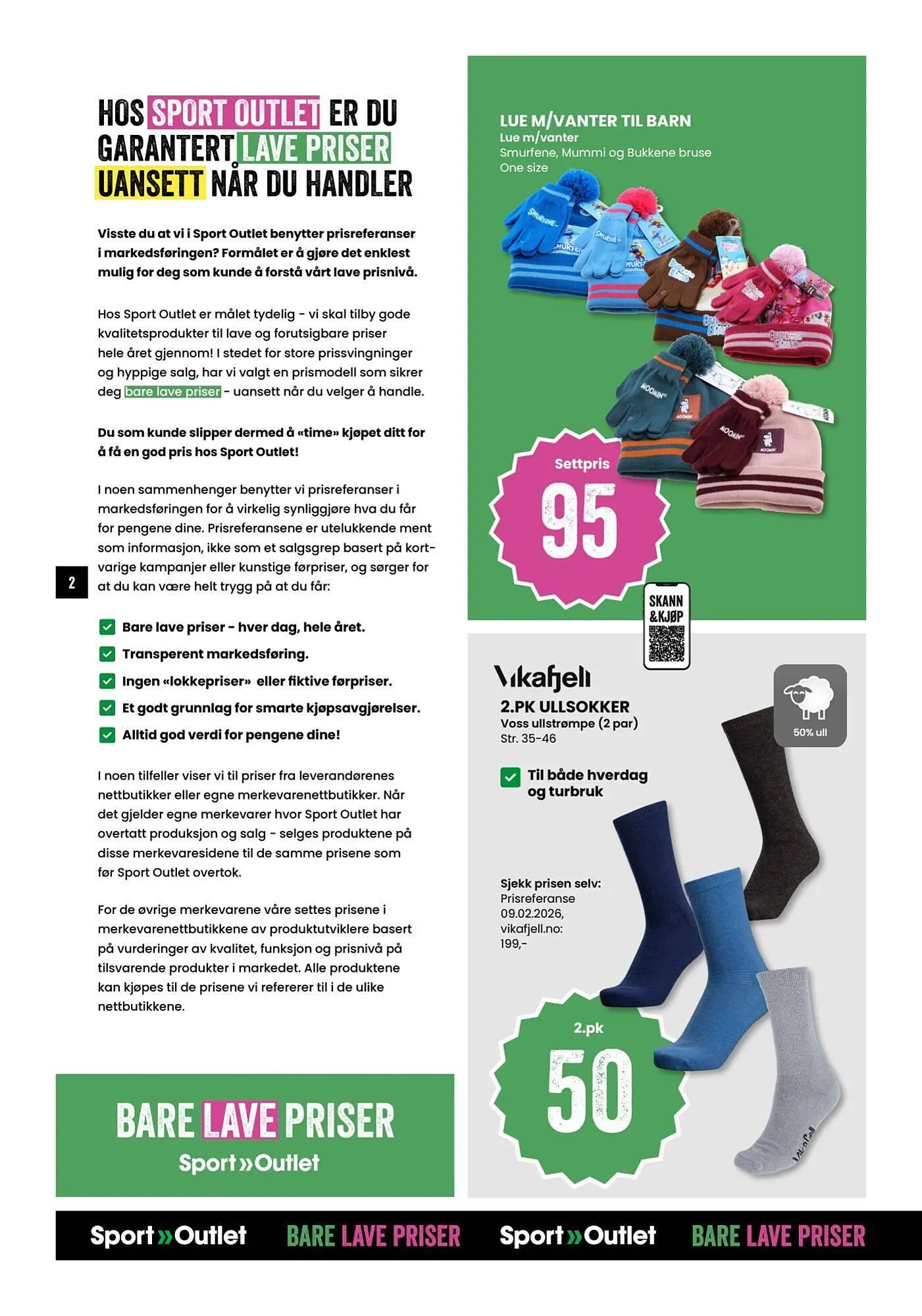 Sport Outlet kundeavis fra 24. februar til 9. mars 2026 - kundeavisside 2