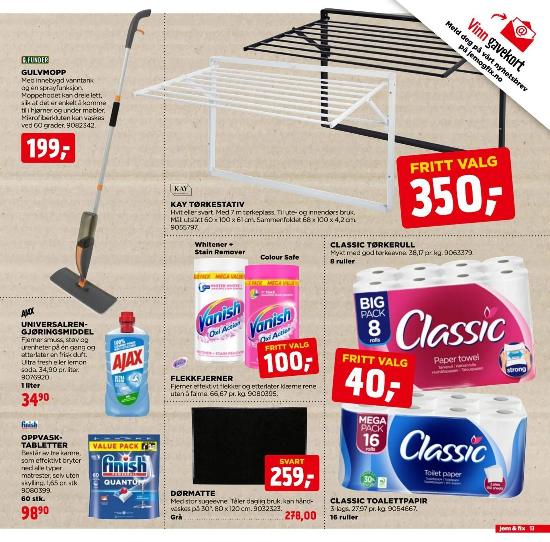 Jem & fix kundeavis fra 21. desember til 1. januar 2026 - kundeavisside 13