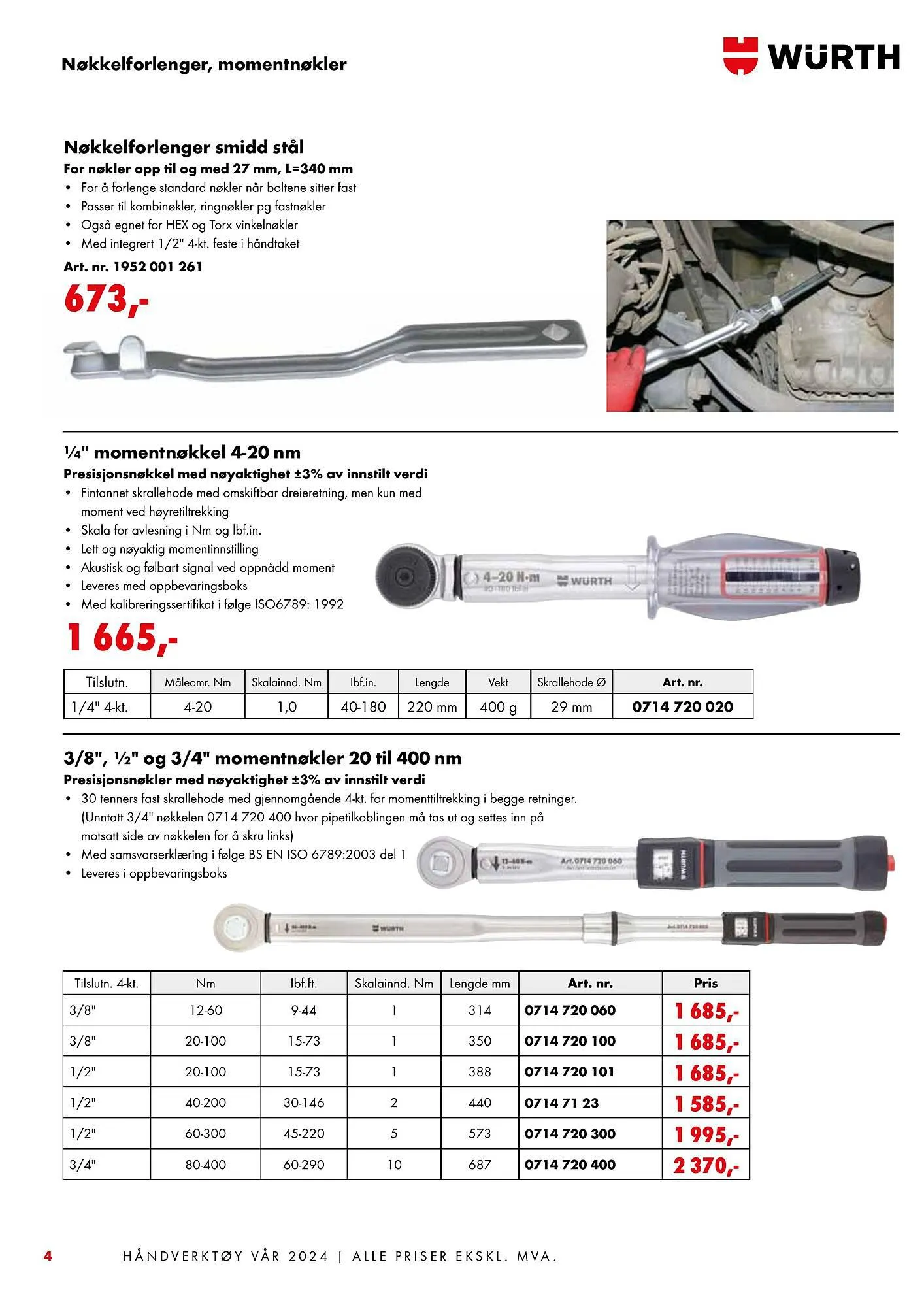 Würth Kundeavis fra 5. februar til 2. juni 2024 - kundeavisside 4