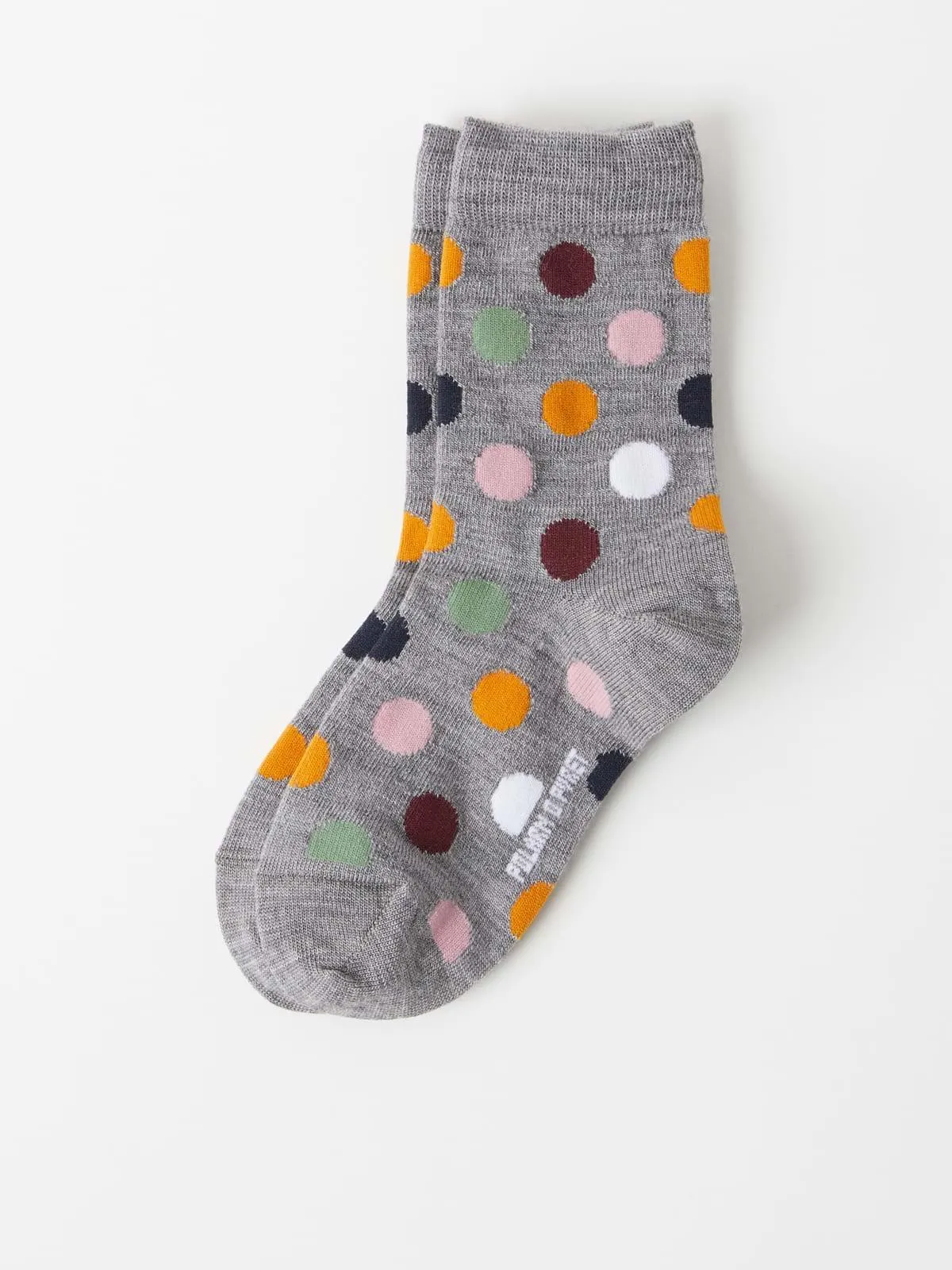 Merinoull sokker med prikker