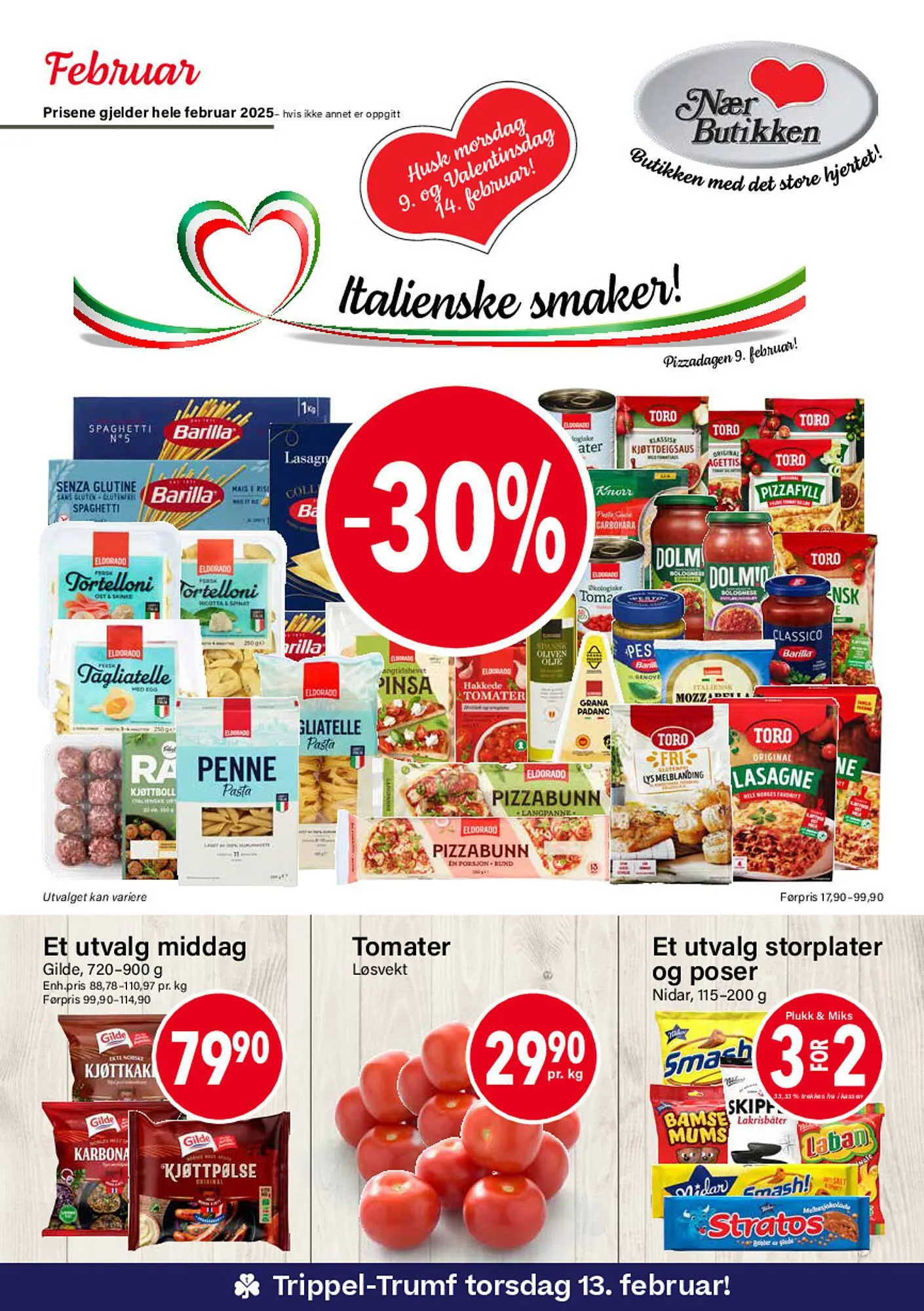 Nærbutikken Kundeavis fra 1. februar til 28. februar 2025 - kundeavisside 1