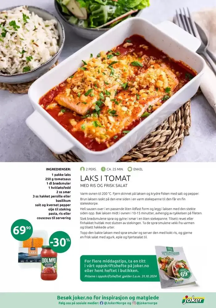 Joker Kundeavis fra 21. oktober til 4. november 2024 - kundeavisside 3