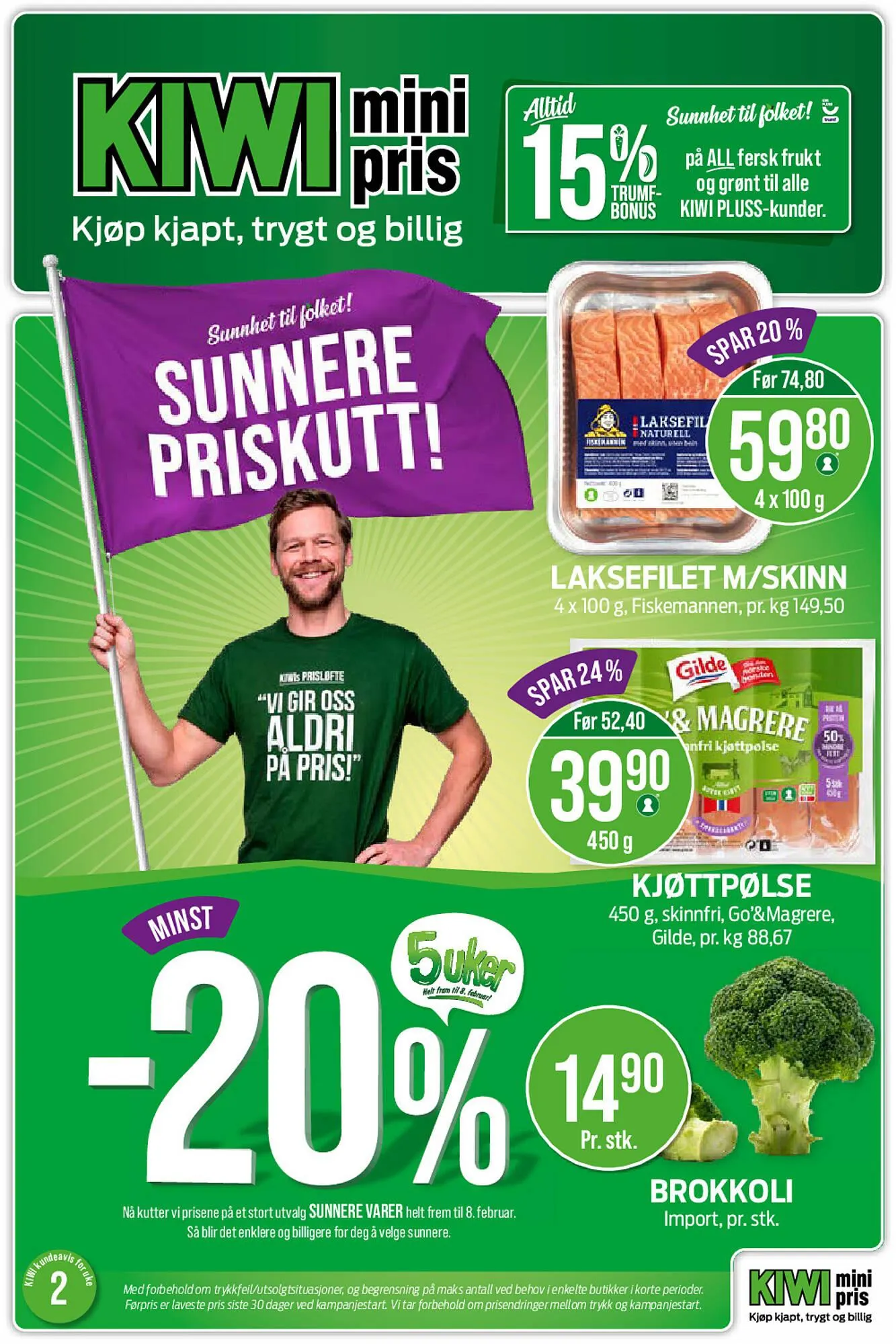 Kiwi kundeavis fra 5. januar til 11. januar 2026 - kundeavisside 1