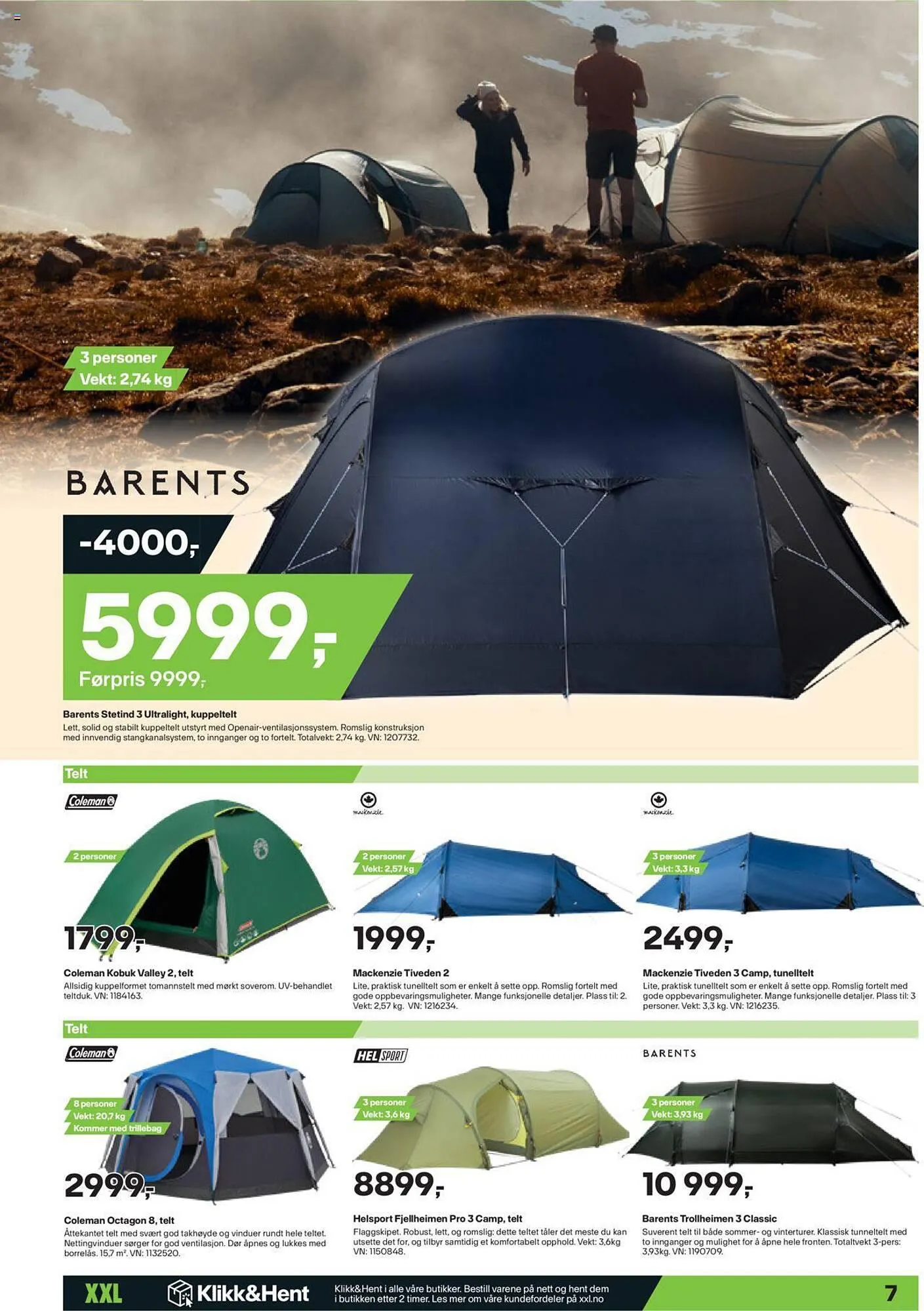 XXL Sport Kundeavis fra 18. september til 24. september 2023 - kundeavisside 7