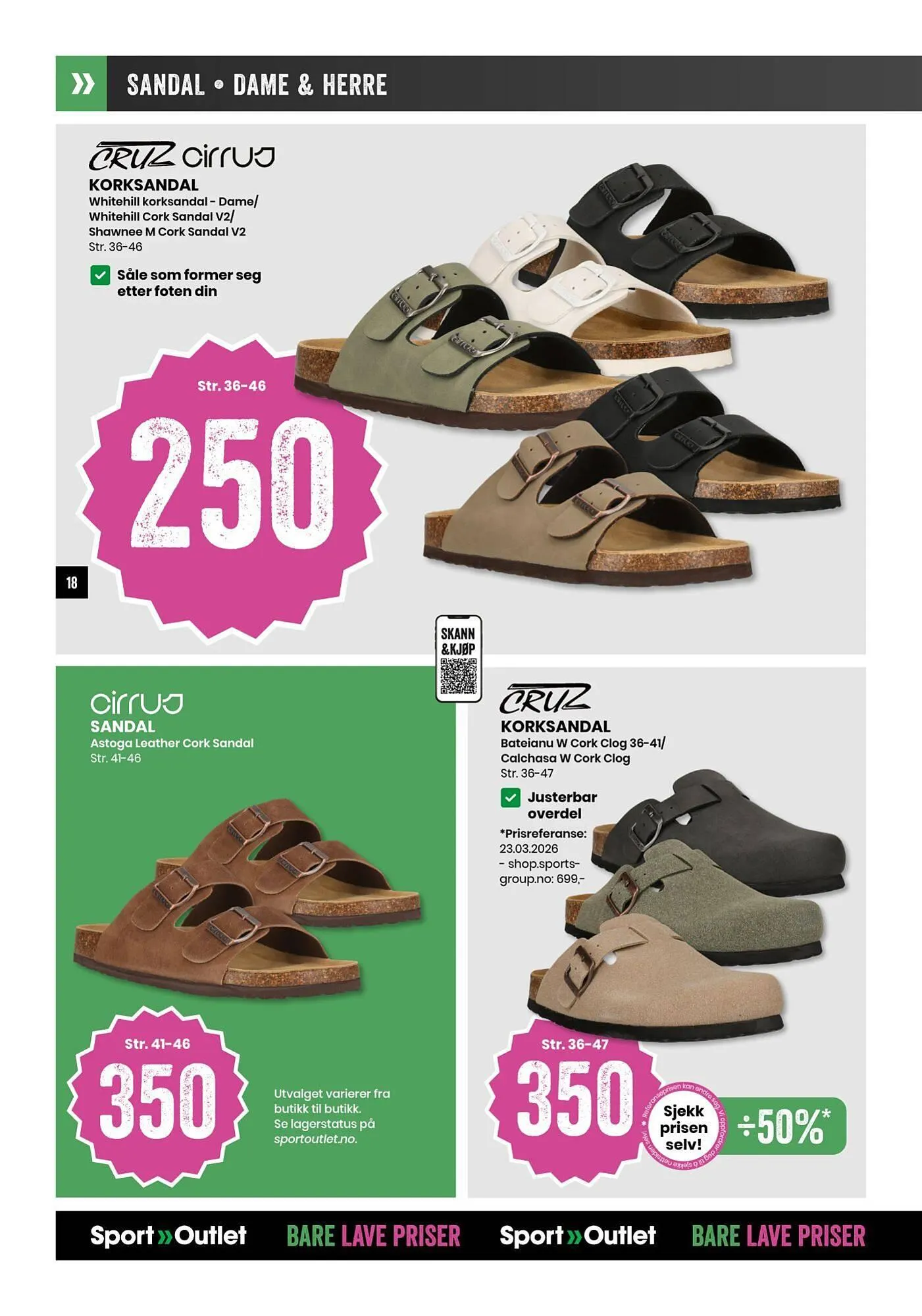 Sport Outlet kundeavis fra 14. april til 4. mai 2026 - kundeavisside 18