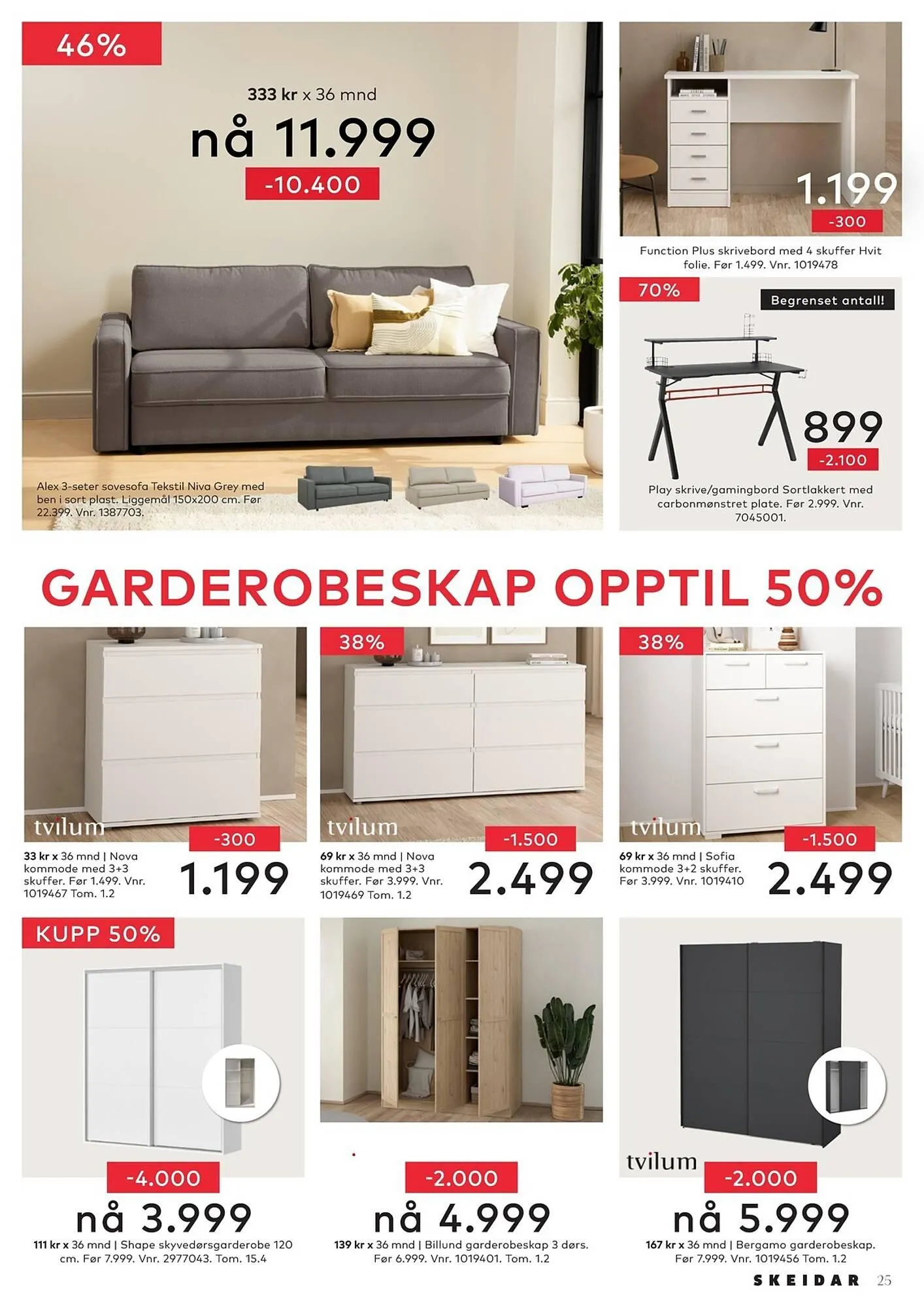 Skeidar kundeavis fra 30. mars til 15. april 2026 - kundeavisside 25