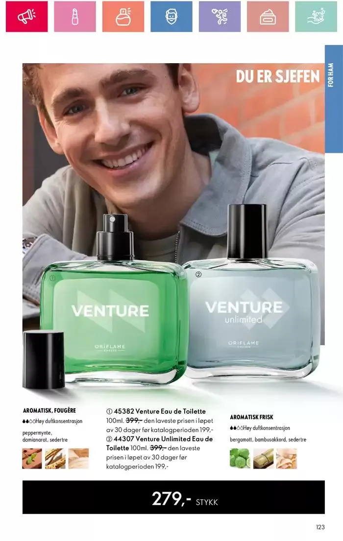 ORIFLAME Kundeavis fra 5. januar til 12. januar 2025 - kundeavisside 123