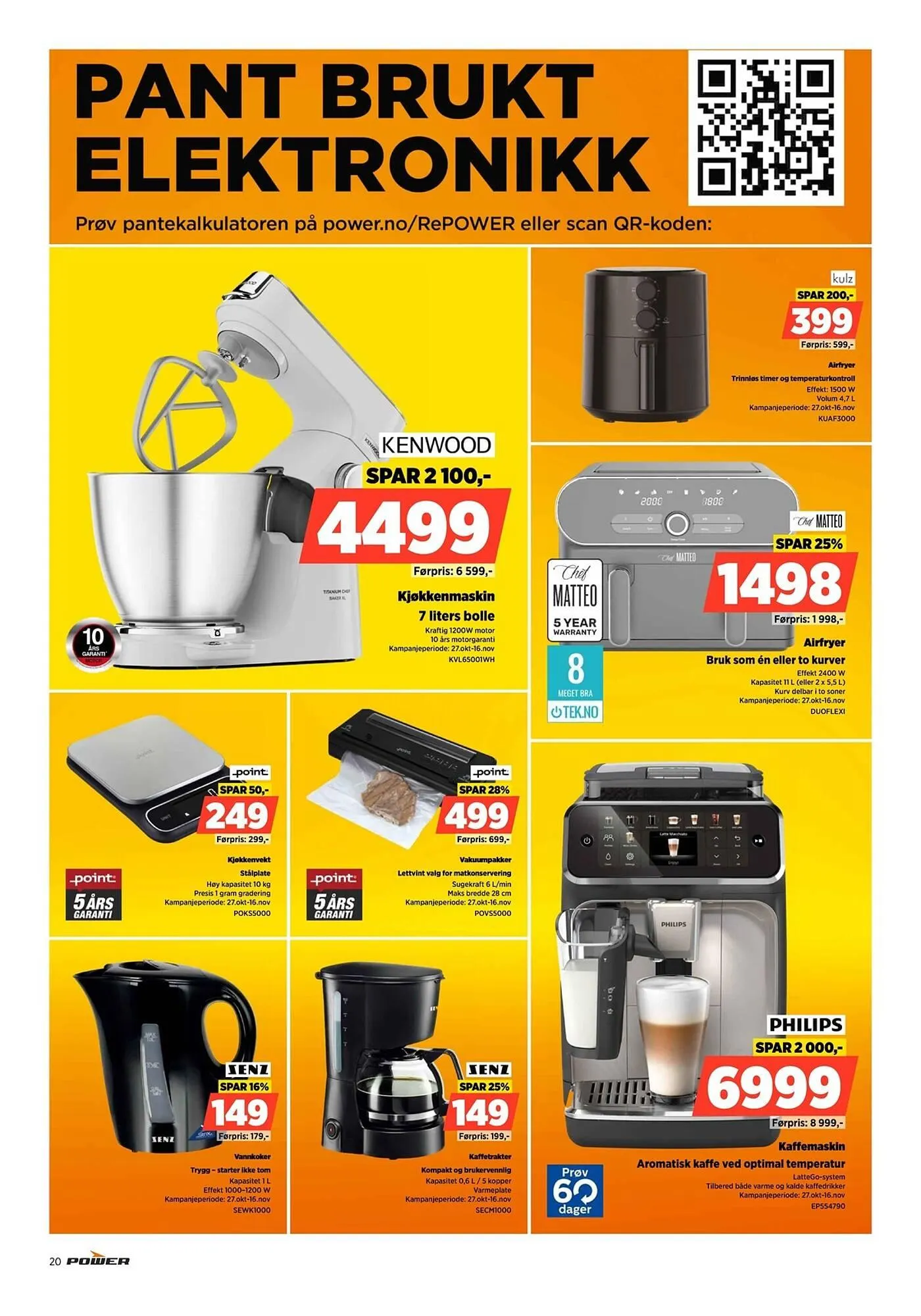 POWER kundeavis fra 3. november til 9. november 2025 - kundeavisside 20