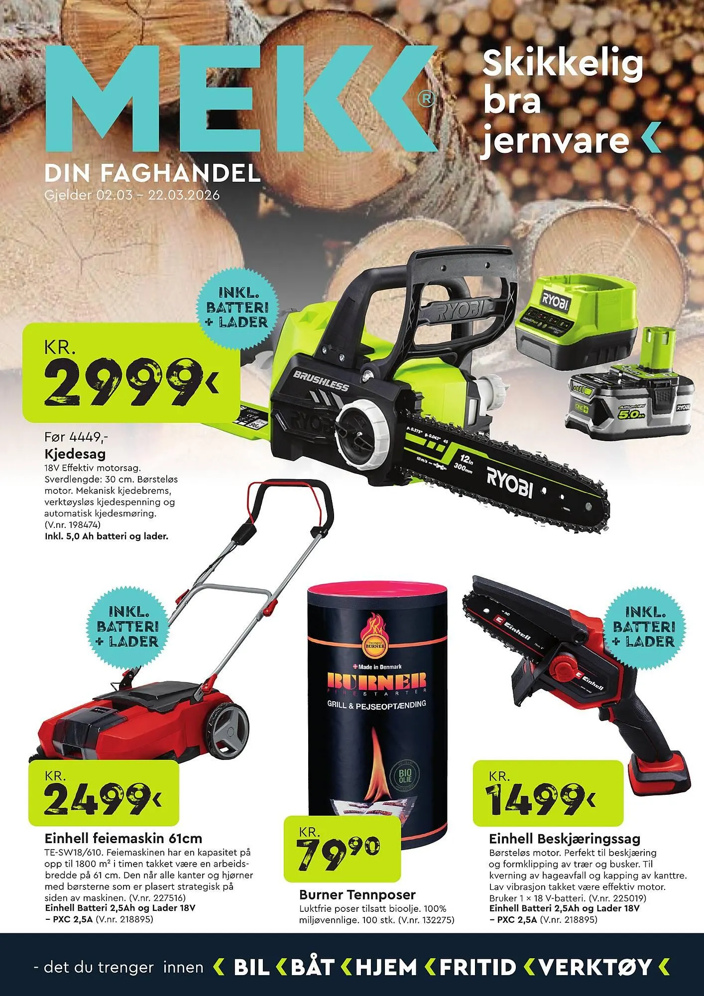 Mekk kundeavis fra 2. mars til 22. mars 2026 - kundeavisside 1