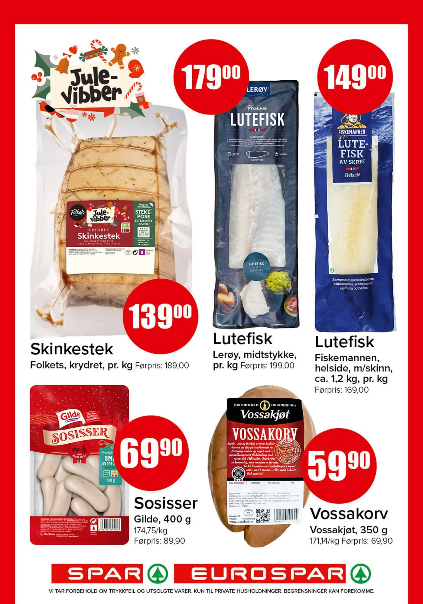 Eurospar kundeavis fra 1. desember til 7. desember 2025 - kundeavisside 4