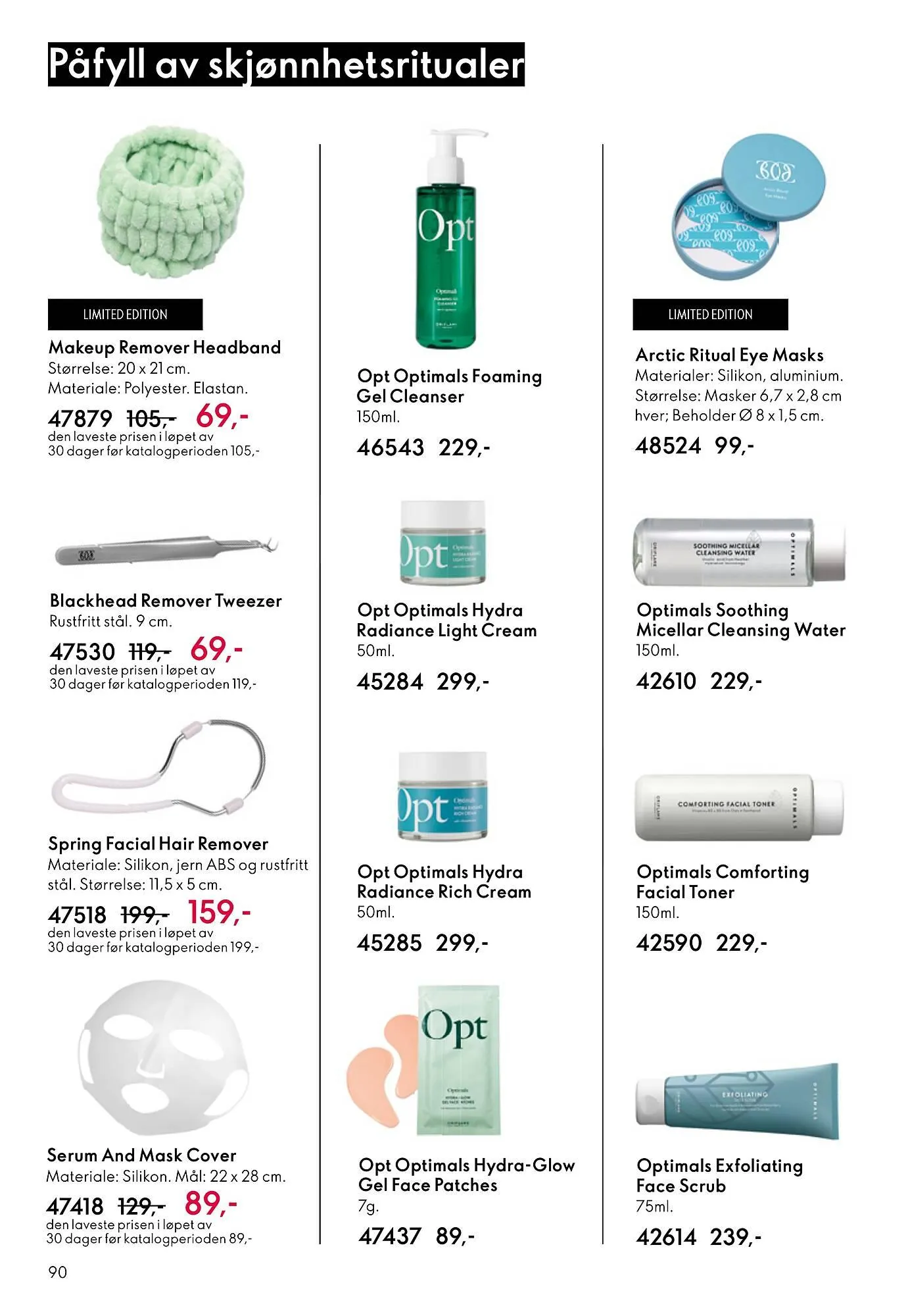 Oriflame katalog fra 29. oktober til 18. november 2025 - kundeavisside 90