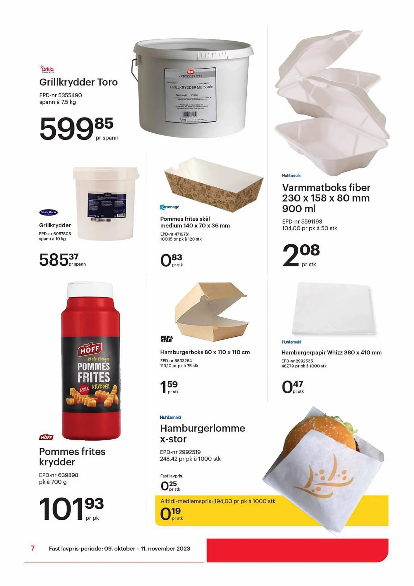 Storcash Kundeavis fra 9. oktober til 11. november 2023 - kundeavisside 7