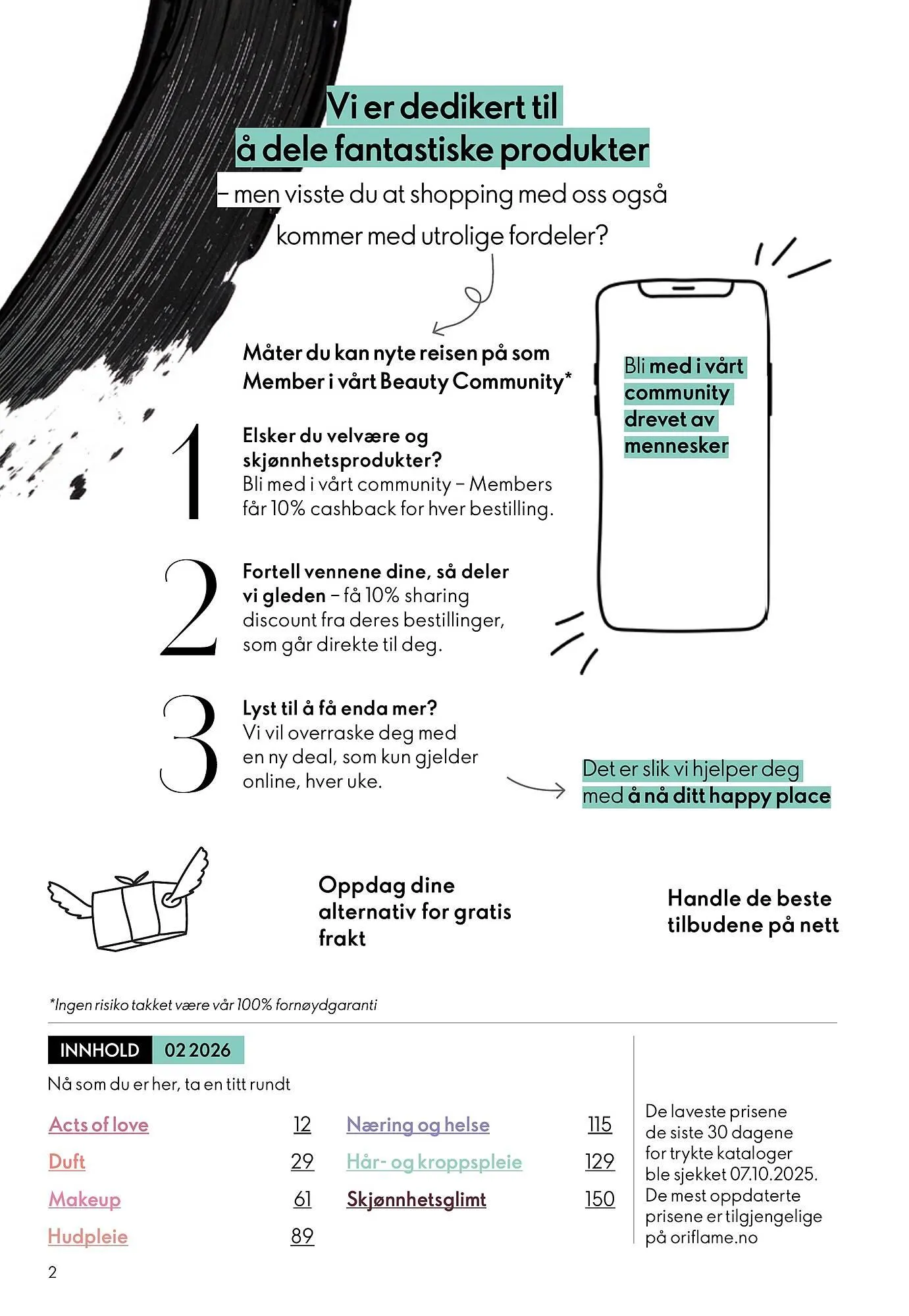 Oriflame katalog fra 28. januar til 17. februar 2026 - kundeavisside 2