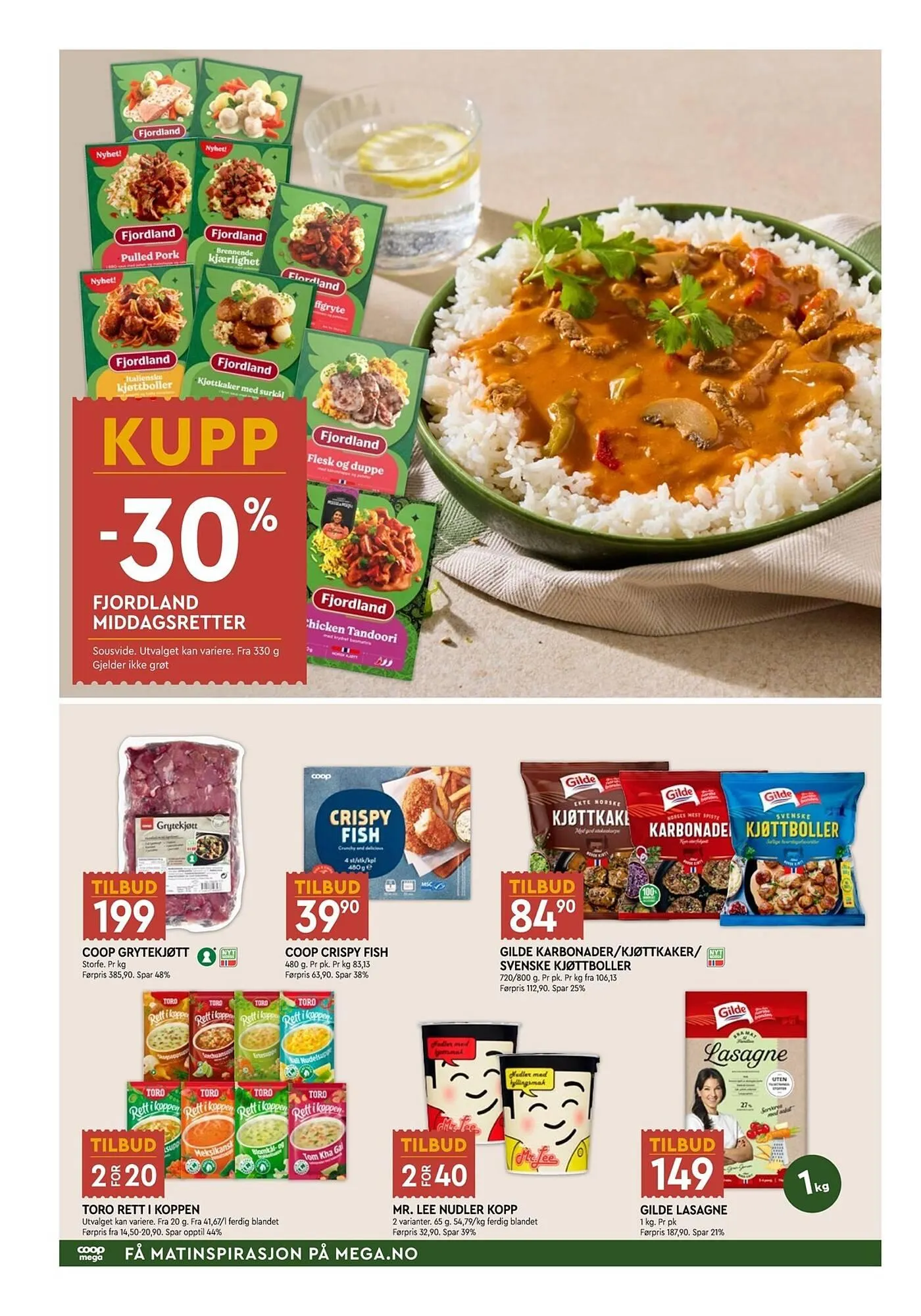 Coop Mega kundeavis fra 2. mars til 7. mars 2026 - kundeavisside 2