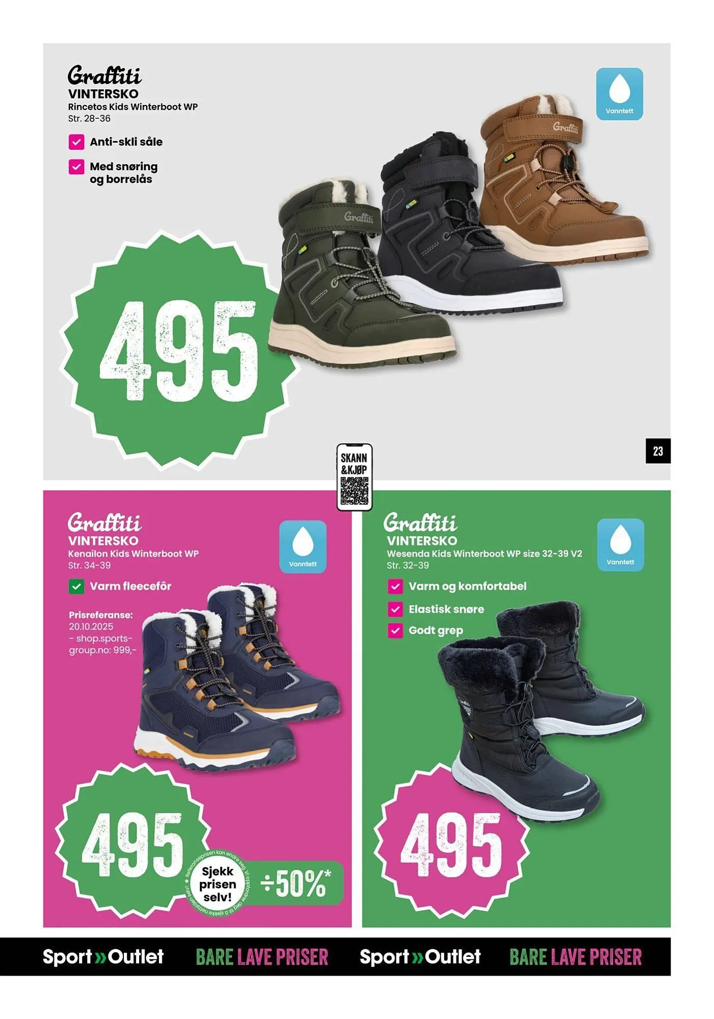 Sport Outlet kundeavis fra 4. november til 16. november 2025 - kundeavisside 23