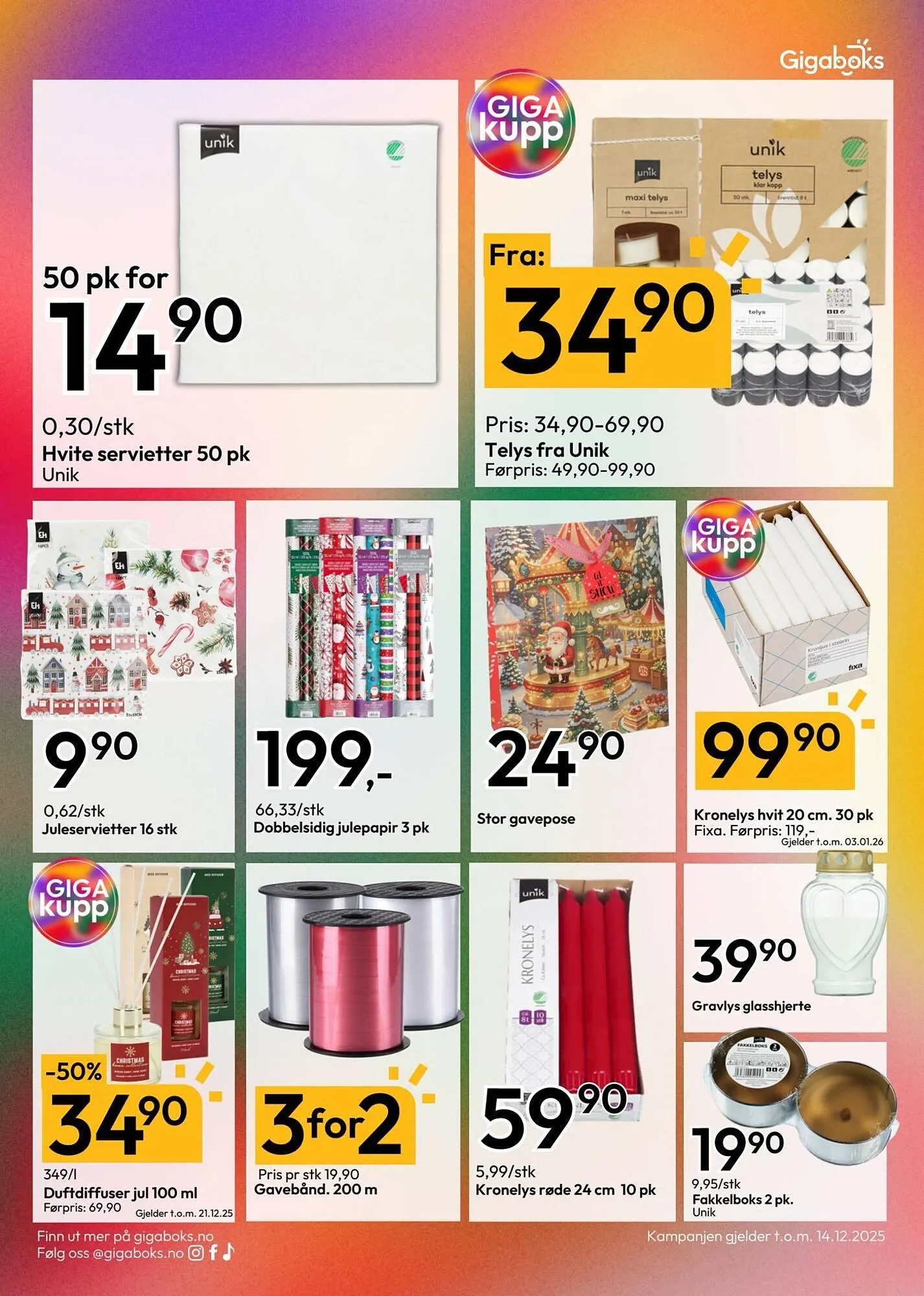 Gigaboks kundeavis fra 8. desember til 14. desember 2025 - kundeavisside 8