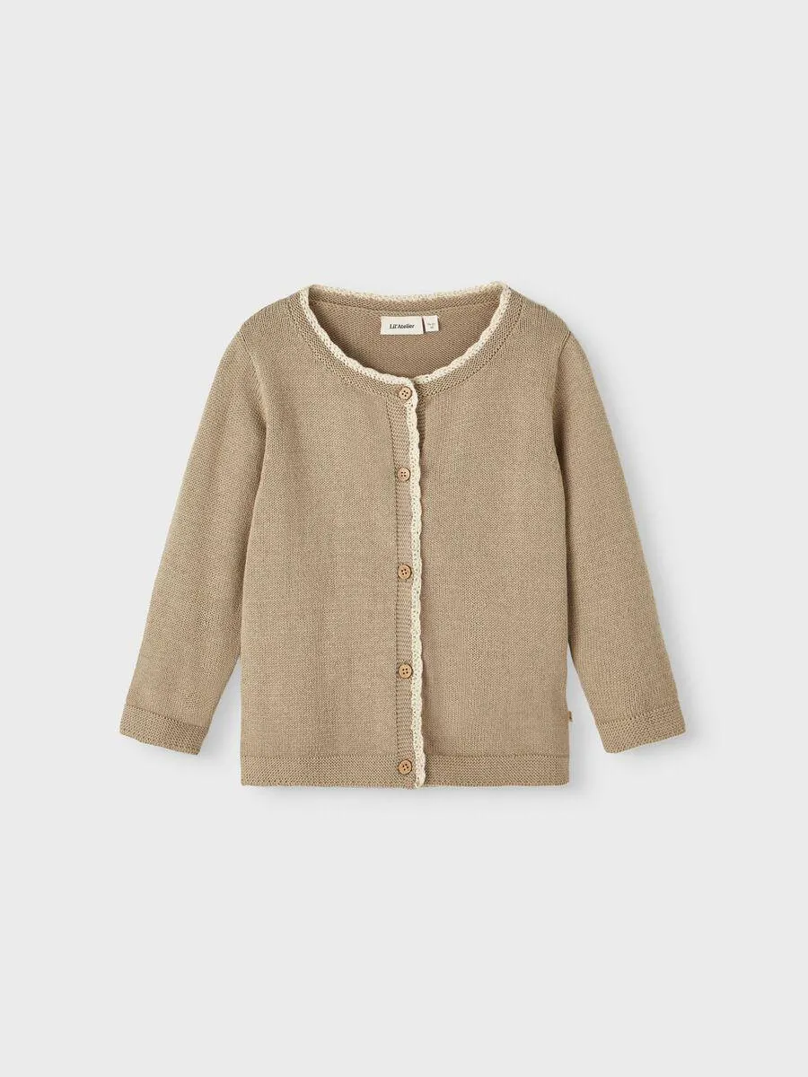 LANGERMET STRIKKET CARDIGAN