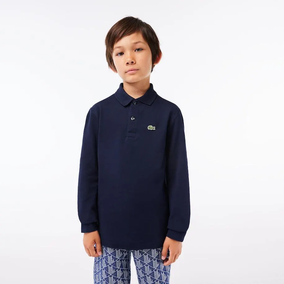 Kids' Lacoste Regular Fit Petit Piqué Polo Shirt