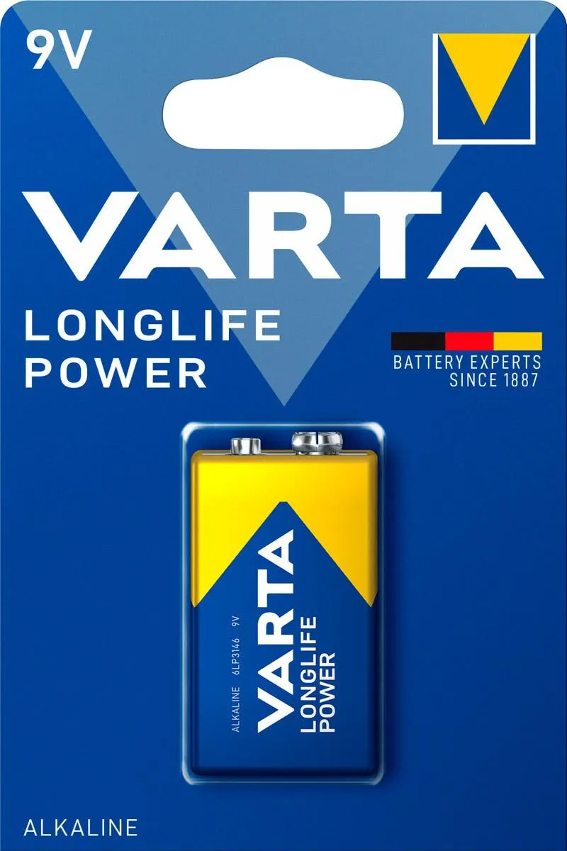 VARTA Longlife Power 9 V batteri