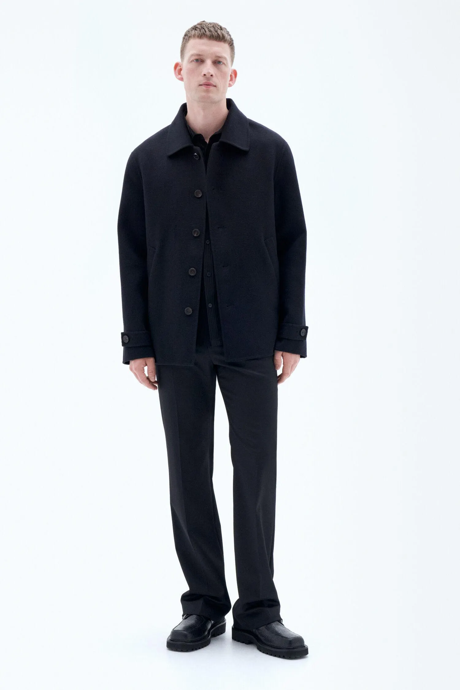 Wool Cashmere Jacket Black