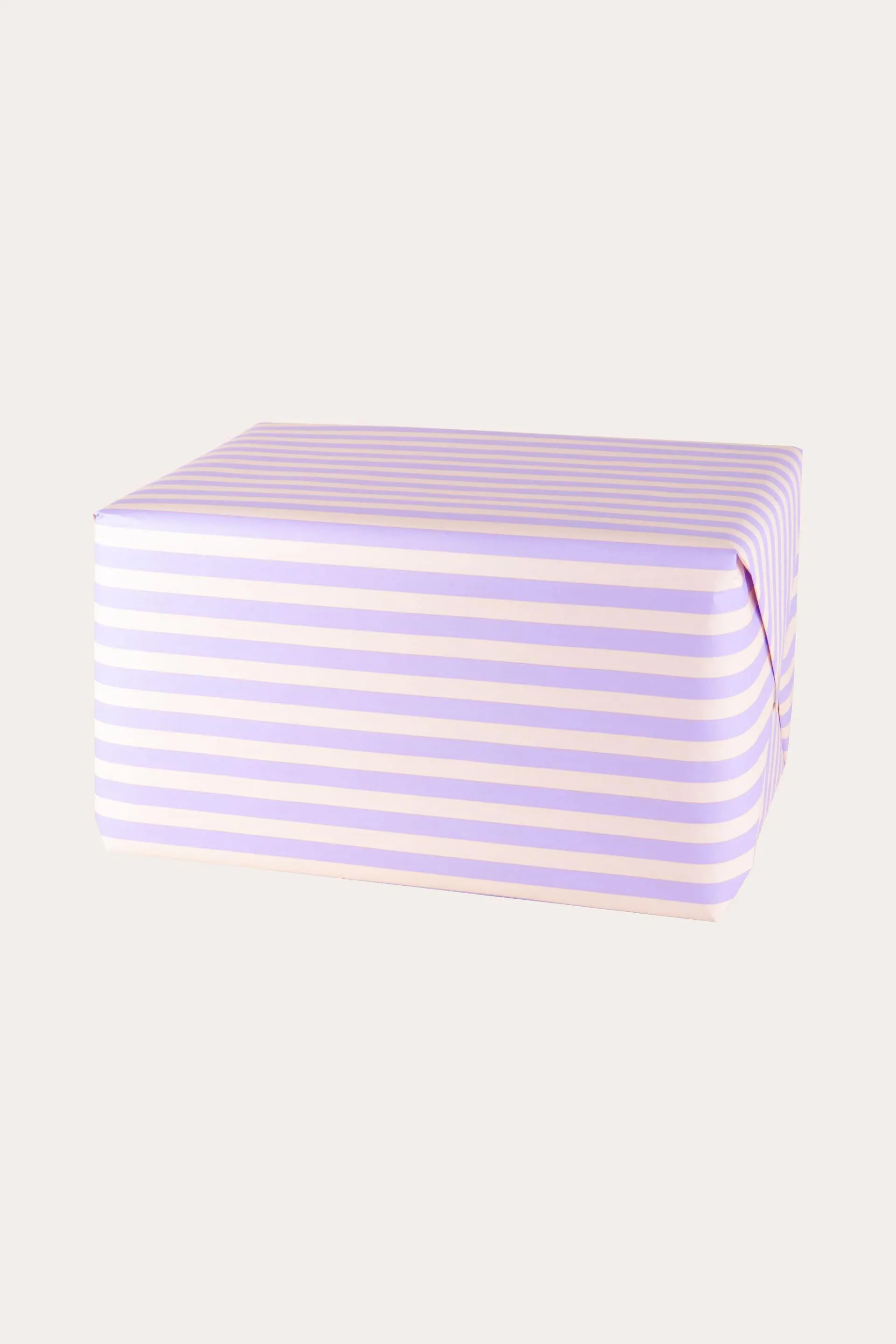Gavepapir STRIPE BEIGE/LAVENDEL