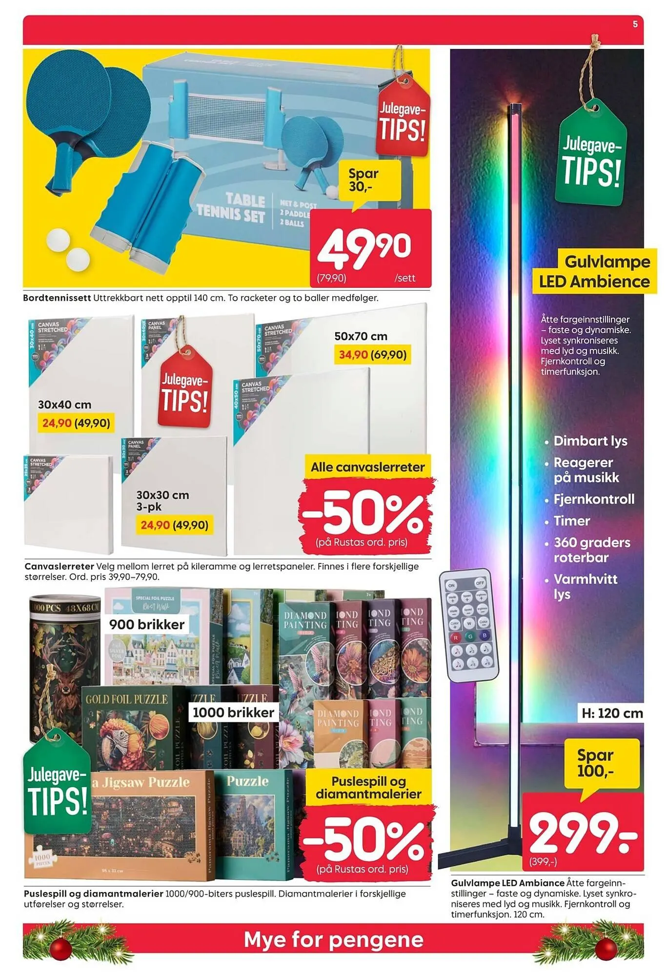 Rusta kundeavis fra 8. desember til 14. desember 2025 - kundeavisside 5