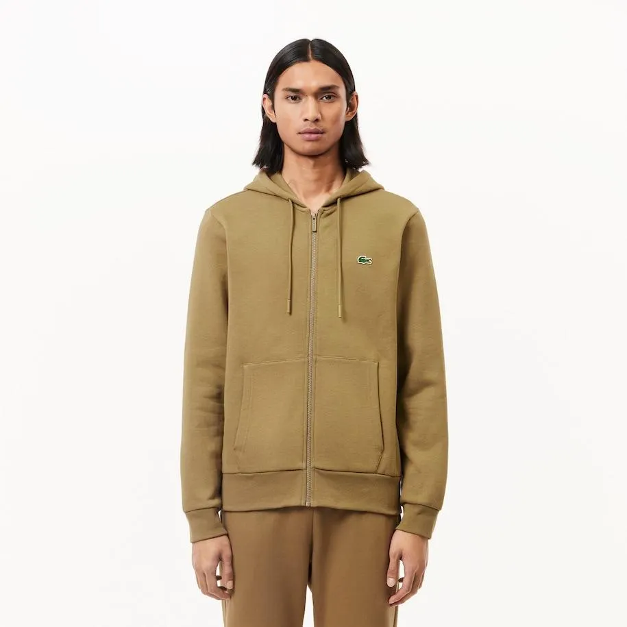 Zipped Fleece Hoodie