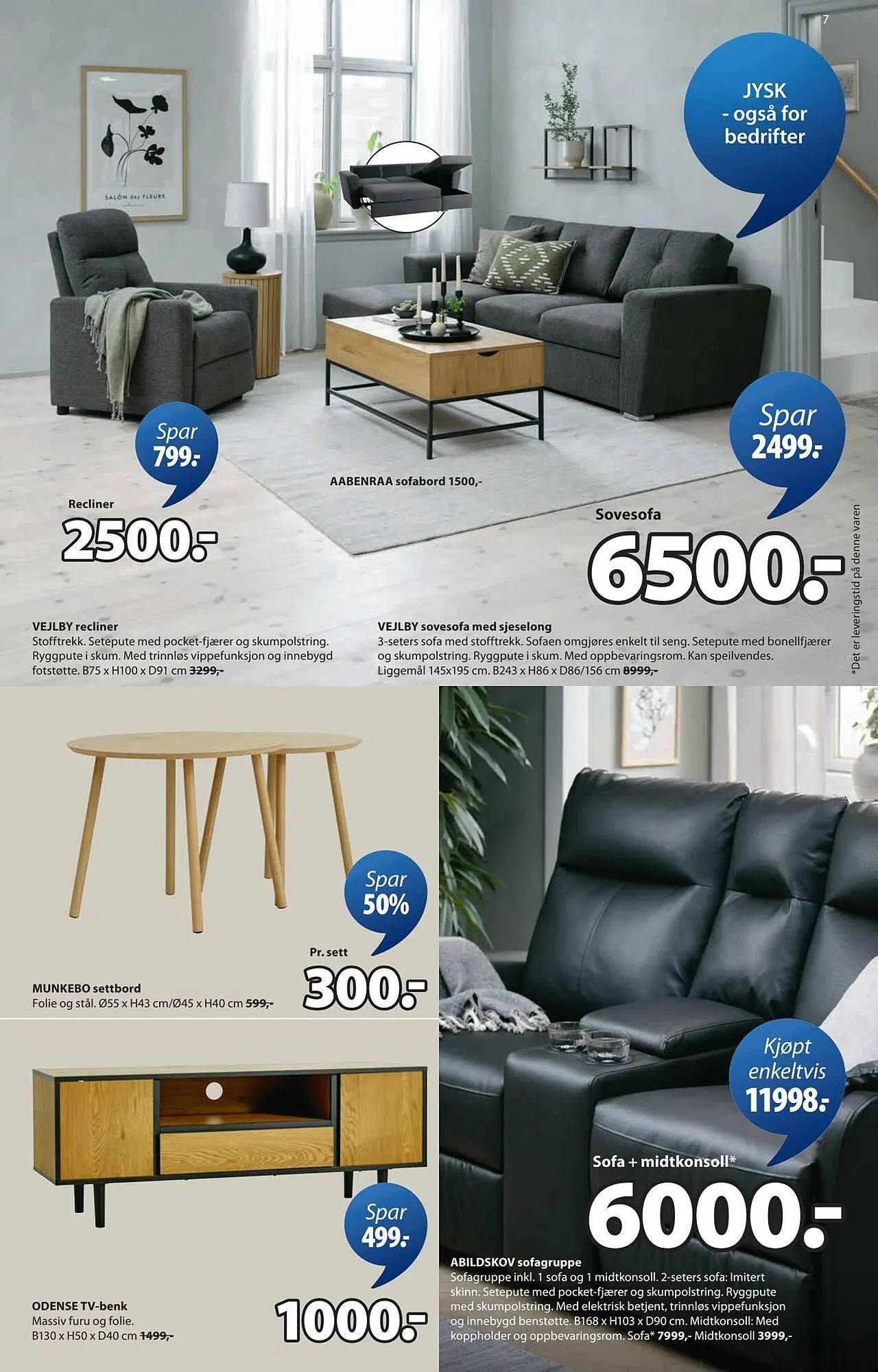 JYSK kundeavis fra 2. mars til 8. mars 2026 - kundeavisside 7