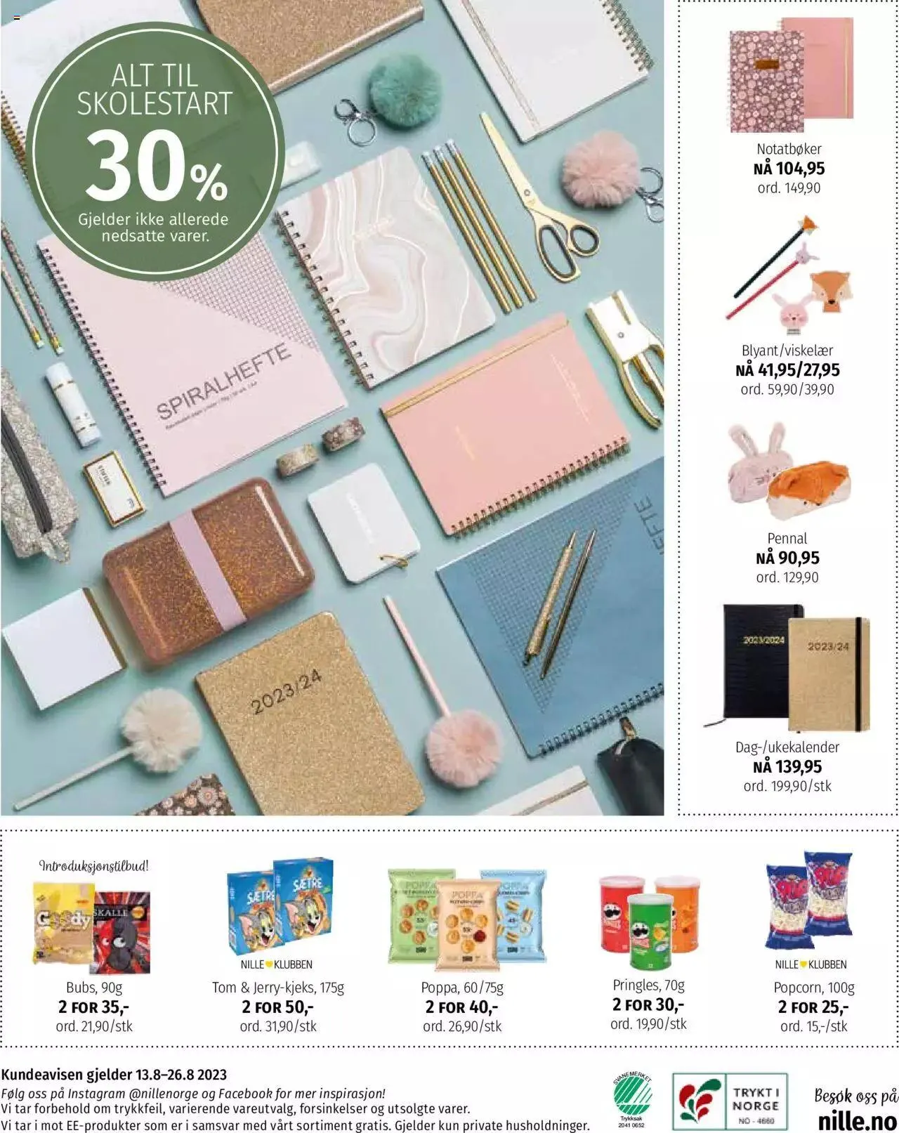 Nille kundeavis fra 13. august til 26. august 2023 - kundeavisside 8