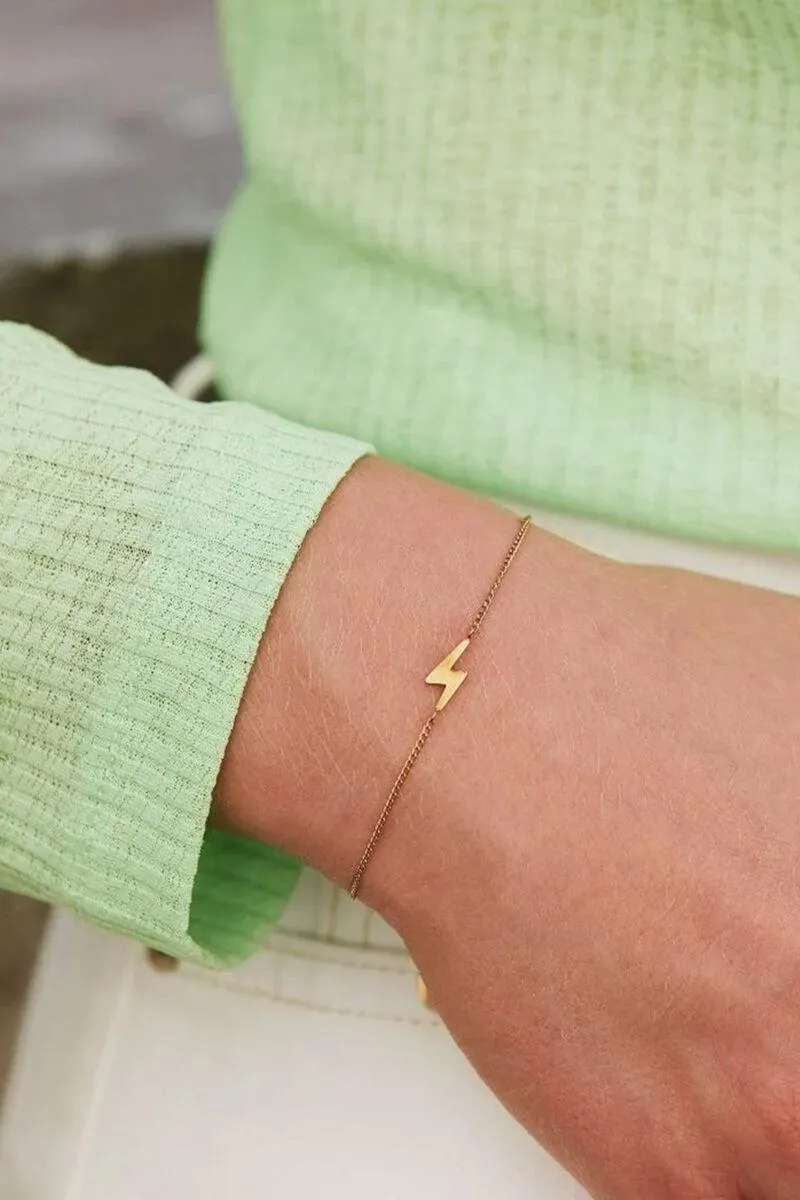 Lightning Bracelet Gold