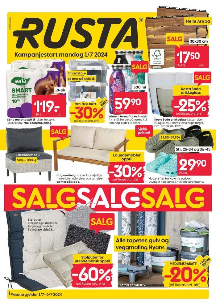 Rusta tarjoukset! - 1