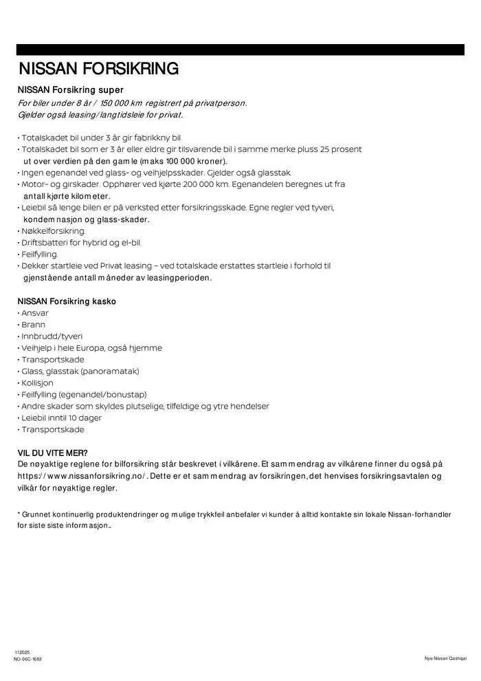 Nye Qashqai fra 10. januar til 10. januar 2026 - kundeavisside 14