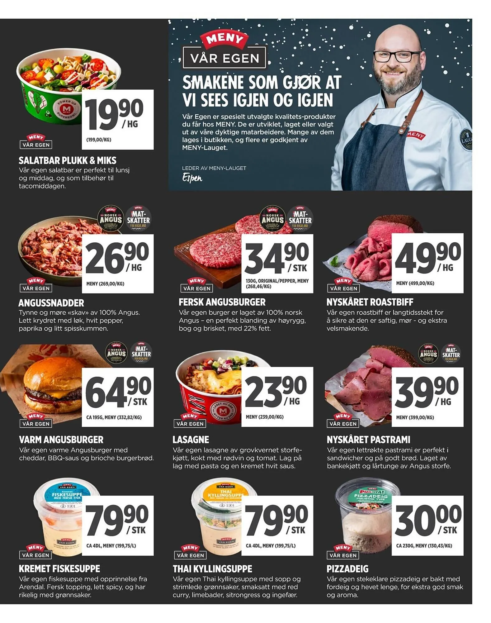 Meny kundeavis fra 30. november til 6. desember 2025 - kundeavisside 5