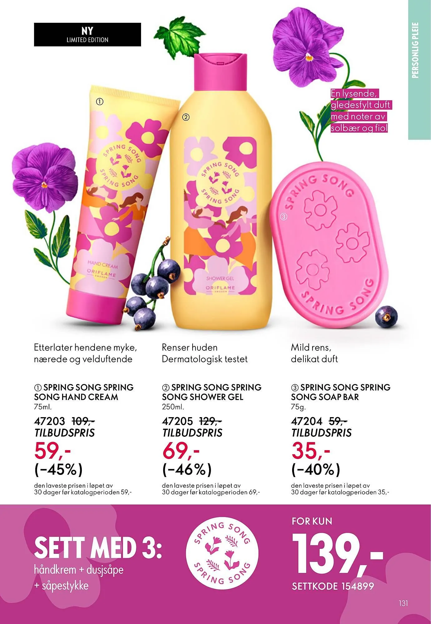 Oriflame katalog fra 11. mars til 31. mars 2026 - kundeavisside 131