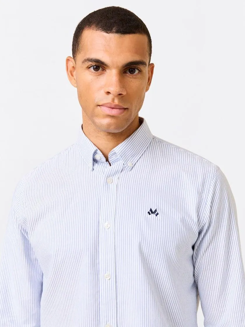 Oxford stripet skjorte