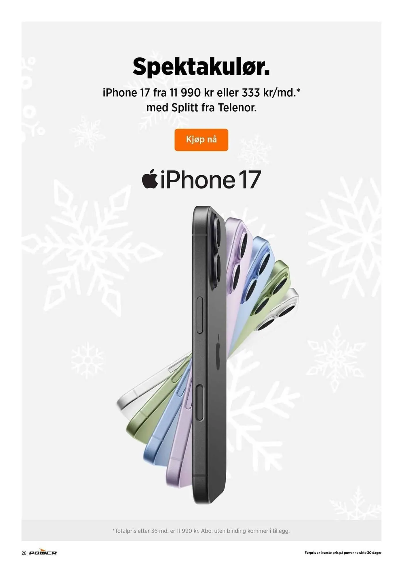POWER kundeavis fra 1. desember til 7. desember 2025 - kundeavisside 28