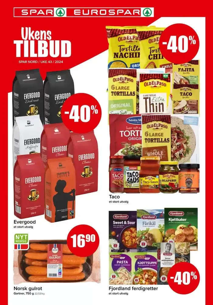 Aktuelle tilbud og kampanjer fra 20. oktober til 3. november 2024 - kundeavisside 1