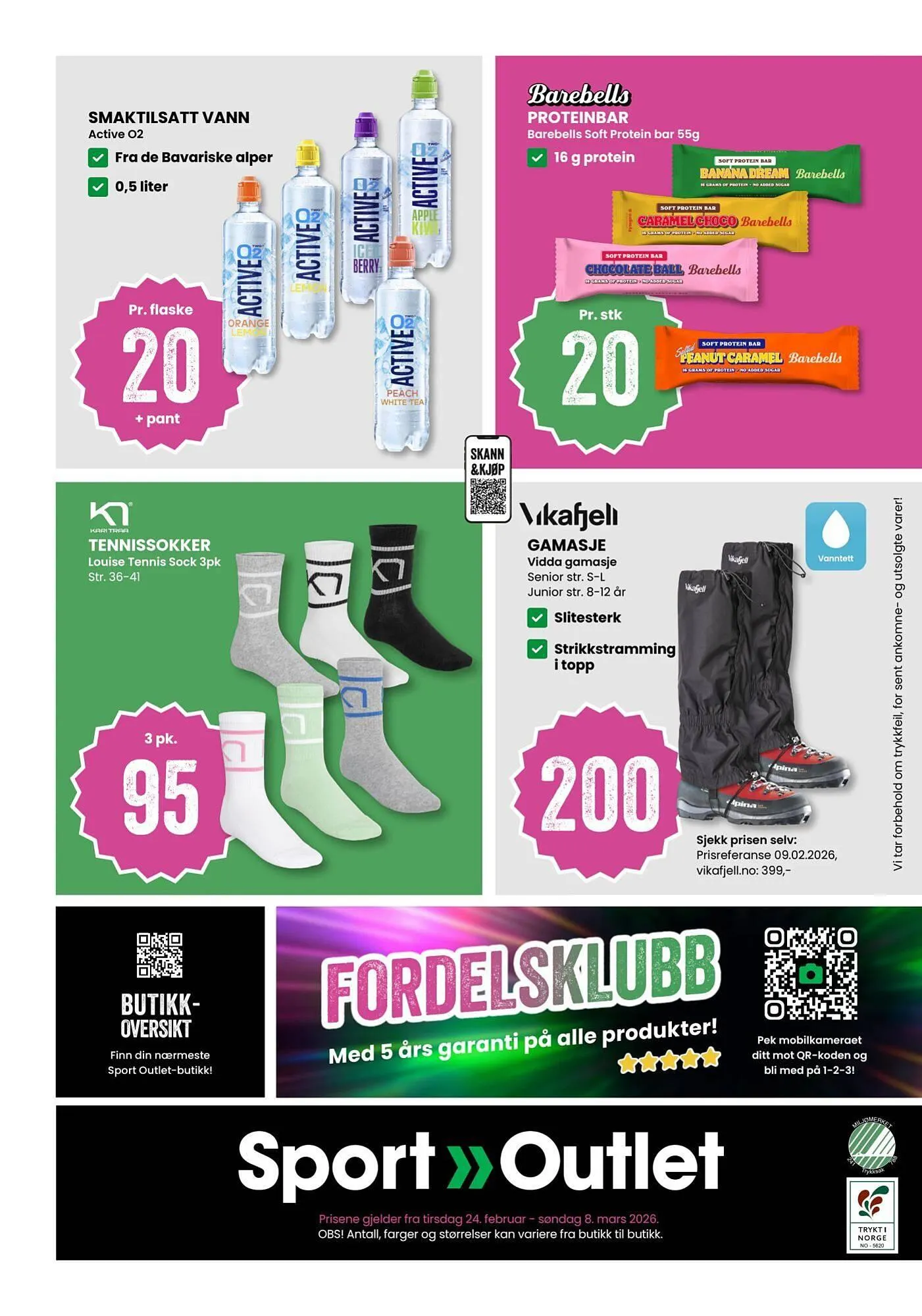 Sport Outlet kundeavis fra 24. februar til 9. mars 2026 - kundeavisside 32
