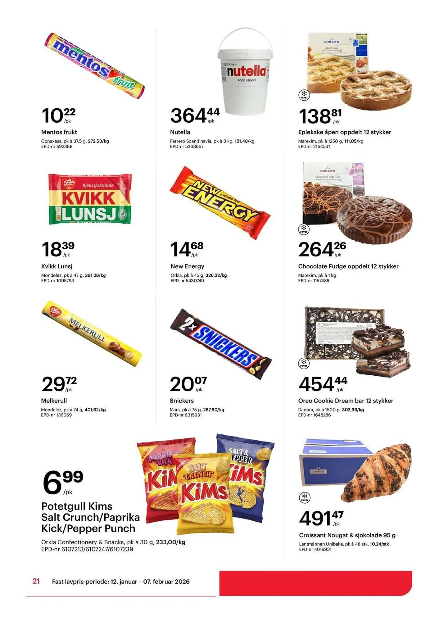 Storcash kundeavis fra 12. januar til 7. februar 2026 - kundeavisside 21