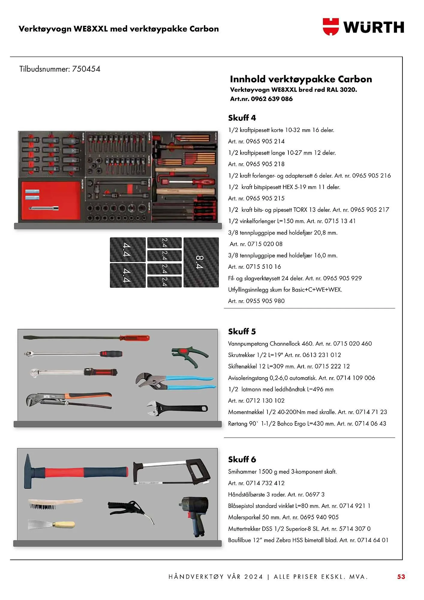 Würth Kundeavis fra 5. februar til 2. juni 2024 - kundeavisside 53