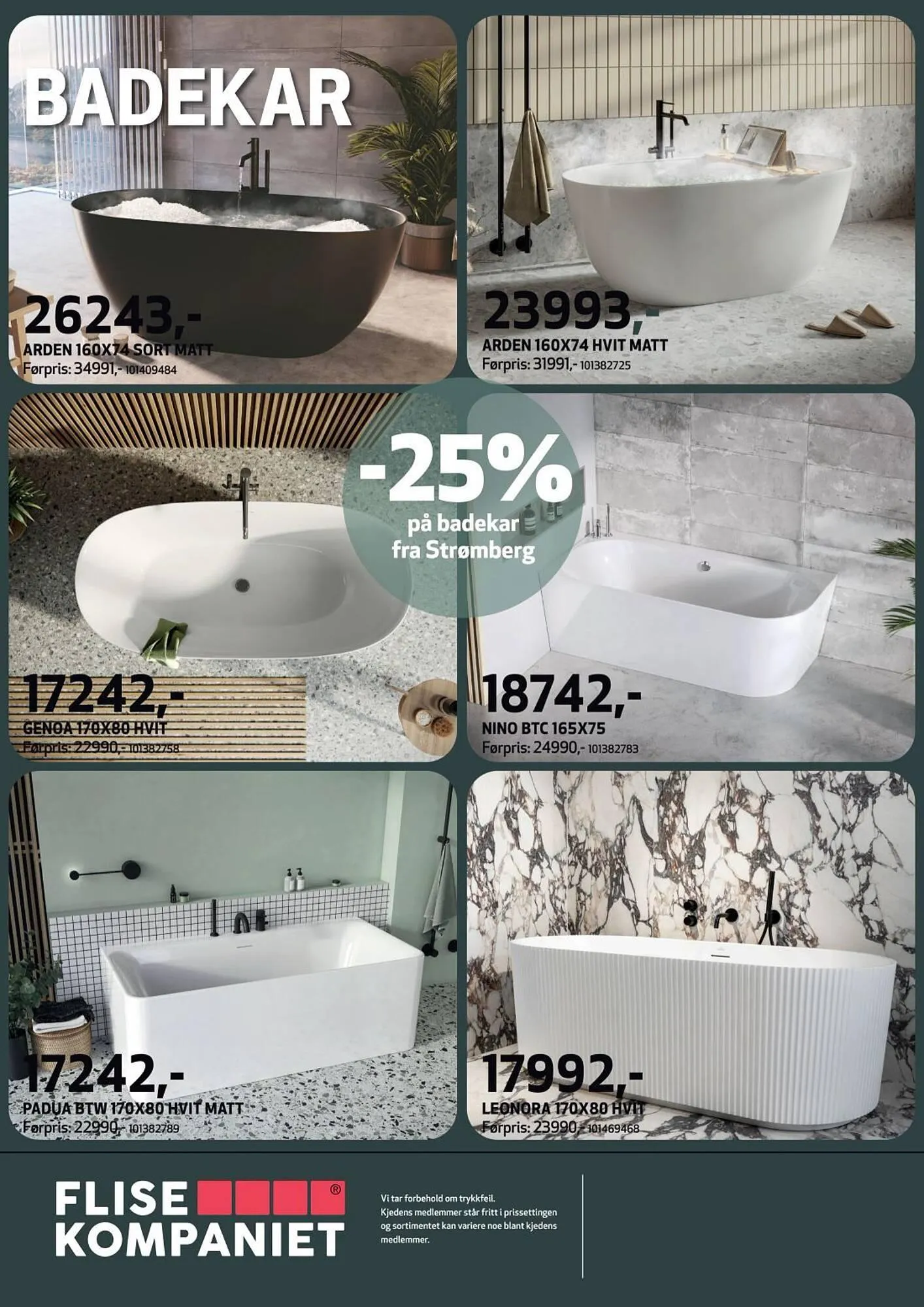 Flisekompaniet Kundeavis fra 6. mars til 1. april 2025 - kundeavisside 8