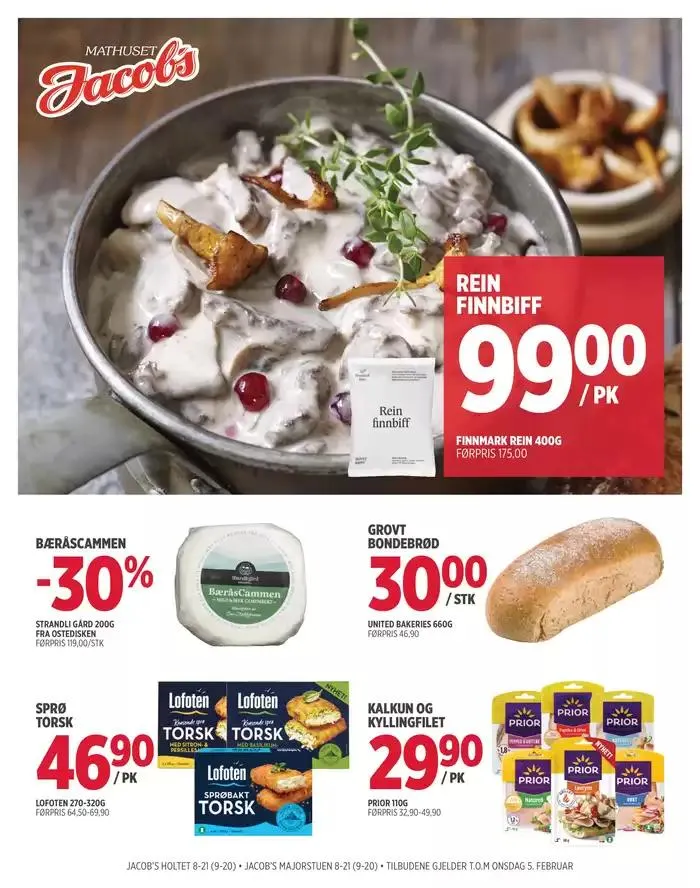 Jacobs Kundeavis fra 4. februar til 18. februar 2025 - kundeavisside 2