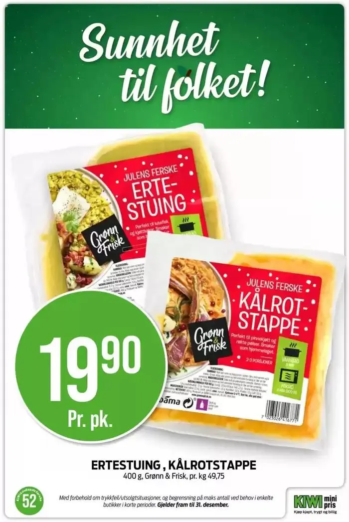 Kiwi Kundeavis fra 23. desember til 31. desember 2024 - kundeavisside 2