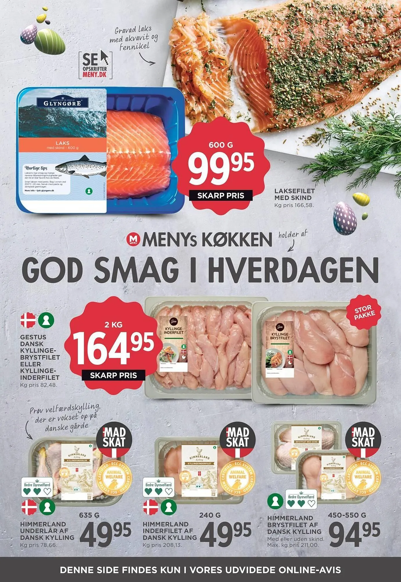 Meny kundeavis fra 27. mars til 4. april 2026 - kundeavisside 18