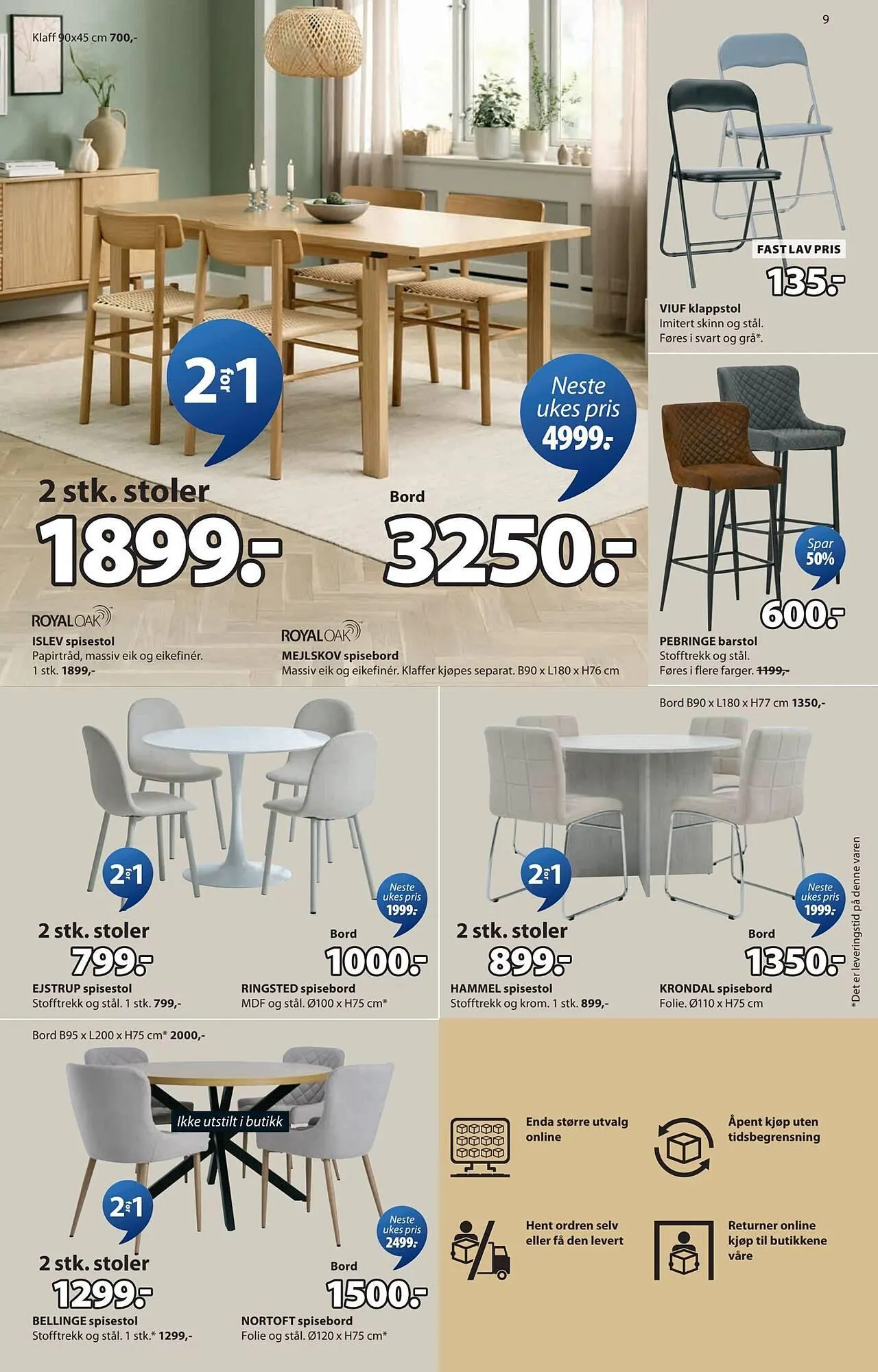JYSK kundeavis fra 23. februar til 1. mars 2026 - kundeavisside 9