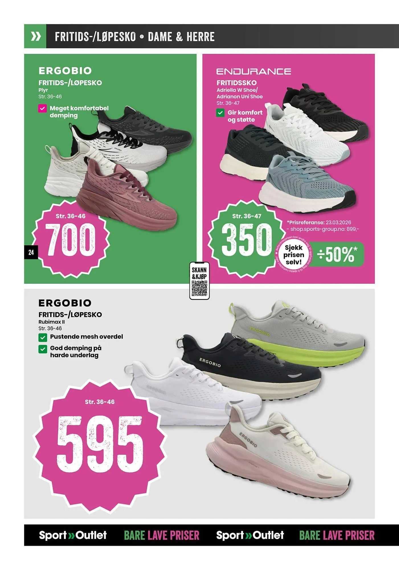 Sport Outlet kundeavis fra 14. april til 4. mai 2026 - kundeavisside 24