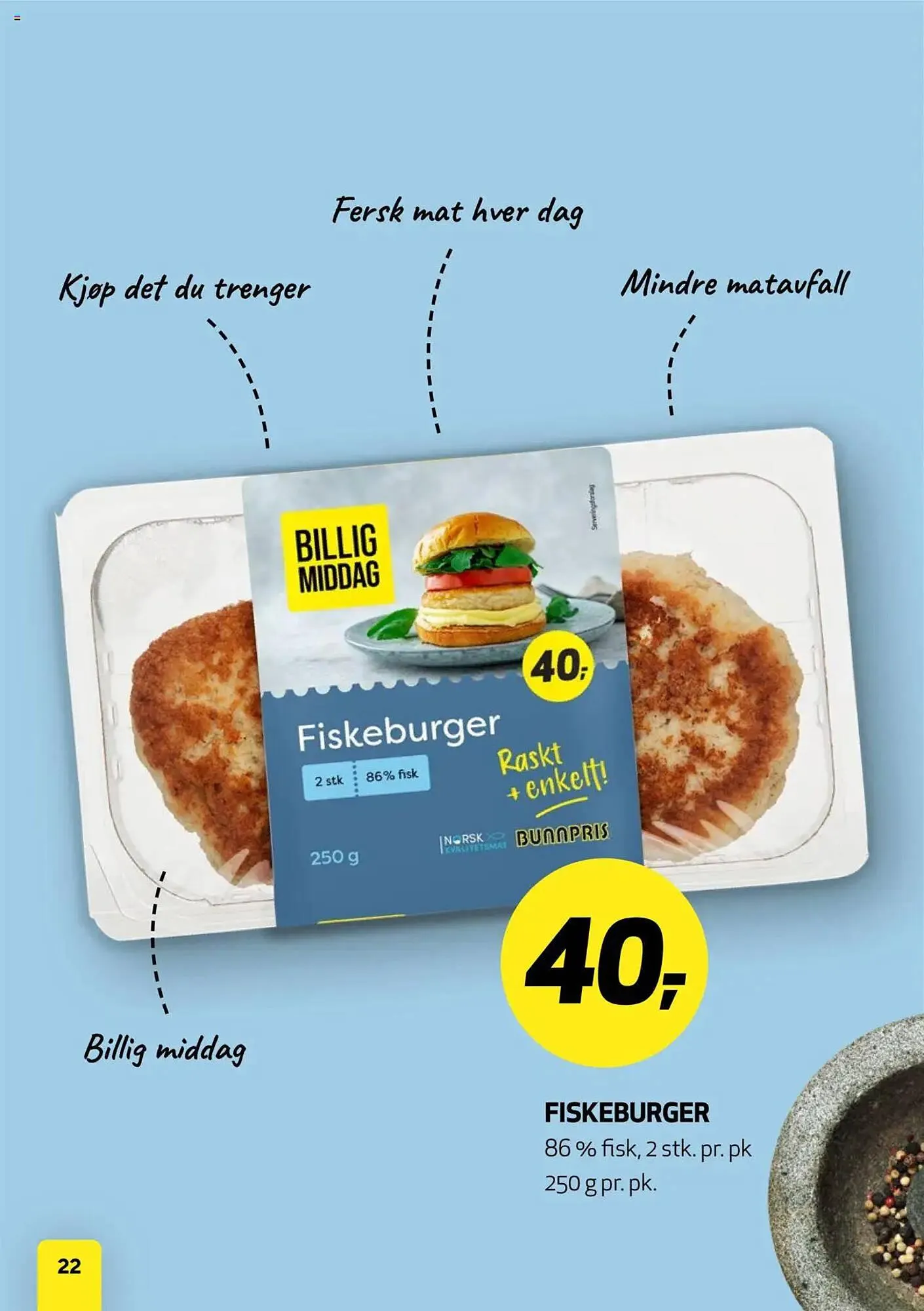 Bunnpris kundeavis fra 21. oktober til 18. desember 2025 - kundeavisside 22