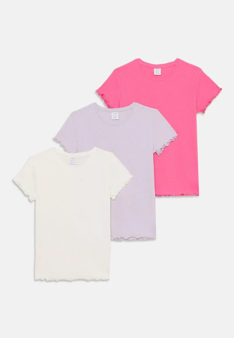 TOP 3 PACK - T-shirts - light dusty lilac